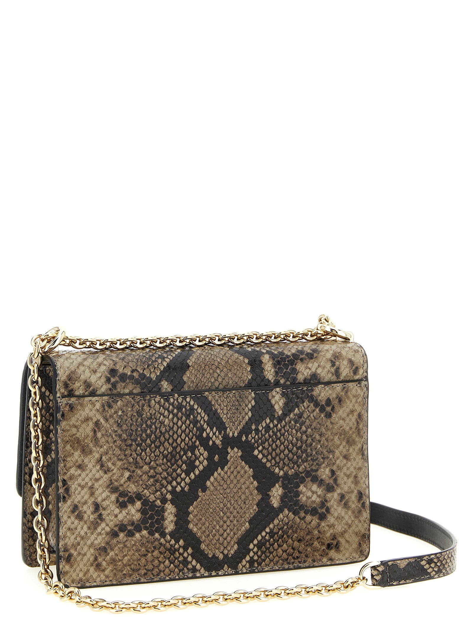 Furla Gray Goatskin Crossbody Women's Bag