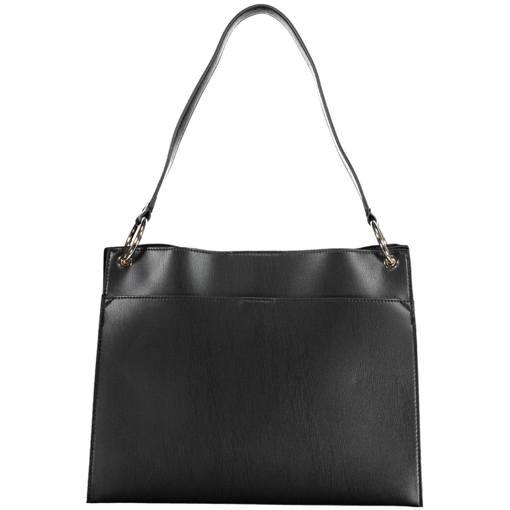 Guess Jeans Black Polyurethane Women Women's Handbag