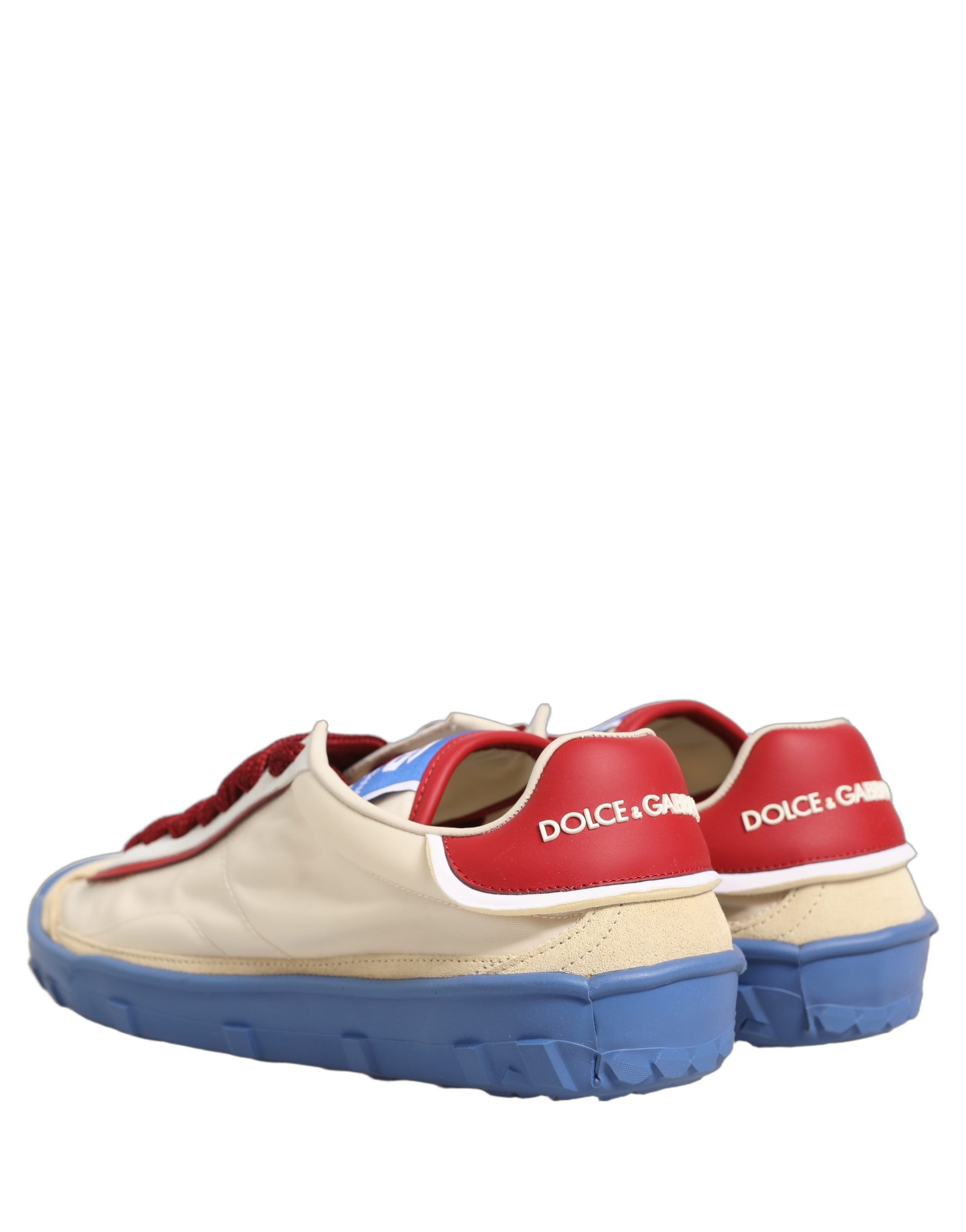 Dolce & Gabbana Multicolor Old Runner Lace Up Sneakers Men's Shoes