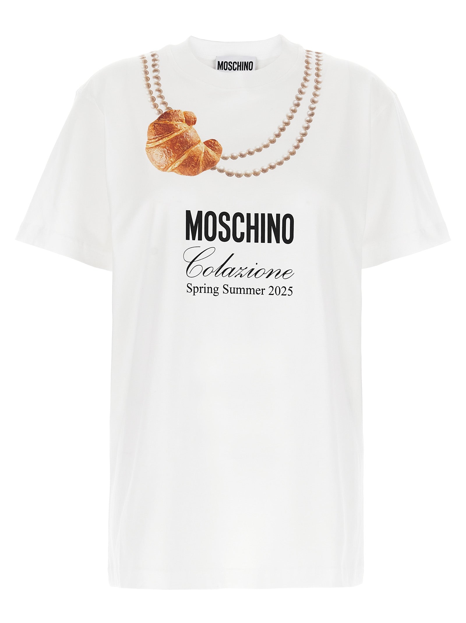 Moschino White Cotton Women's T-Shirt