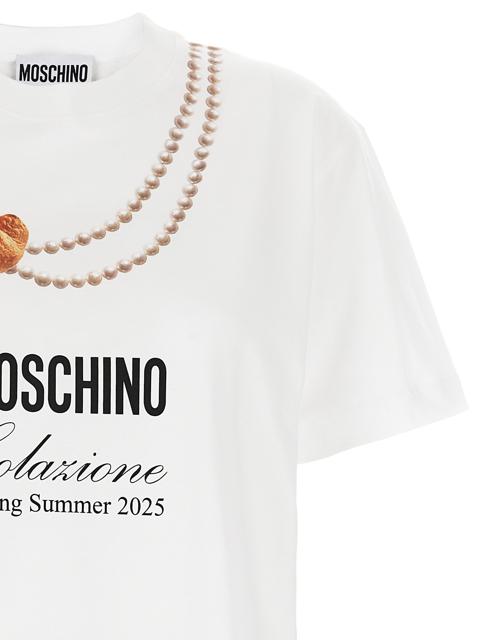 Moschino White Cotton Women's T-Shirt