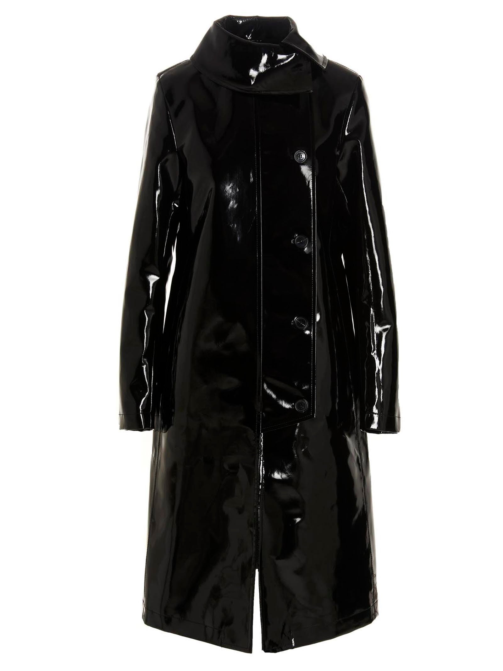 Raf Simons Black Cotton Women's Coat