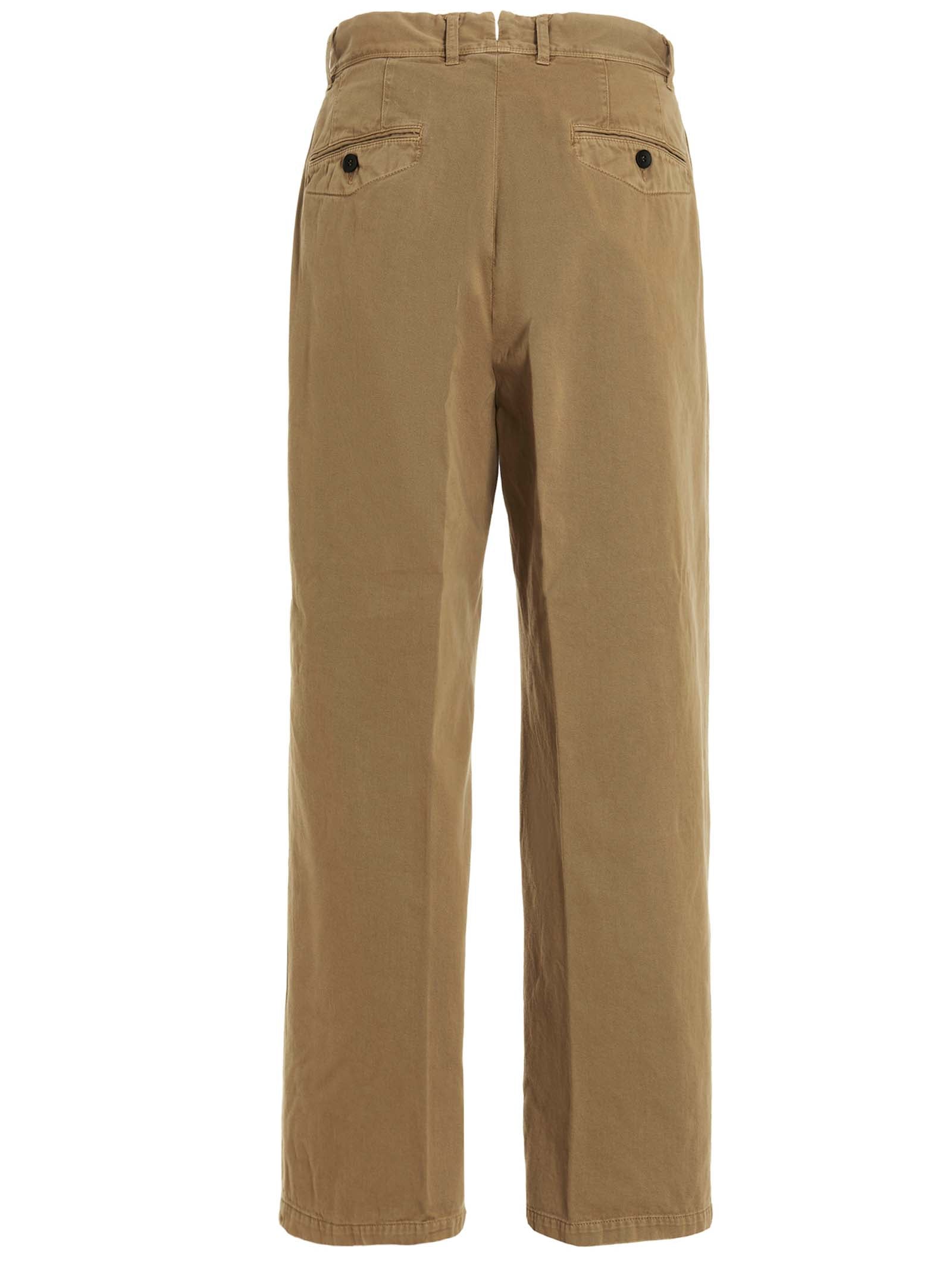 INCOTEX RED X FACETASM Beige Cotton Casual Men's Pants