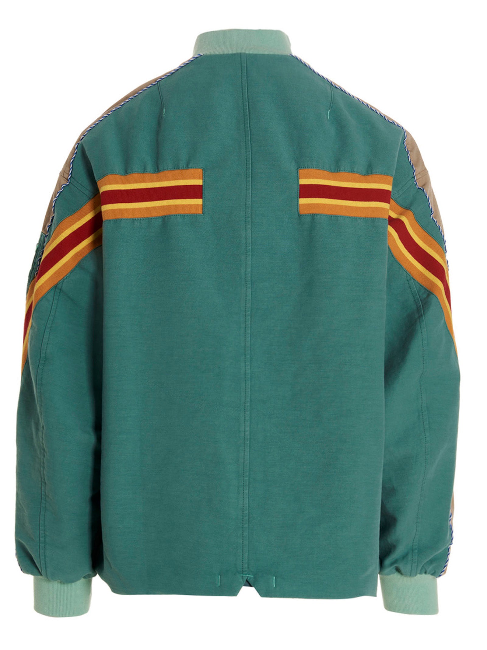 INCOTEX RED X FACETASM Blue Cotton Men's Bomber