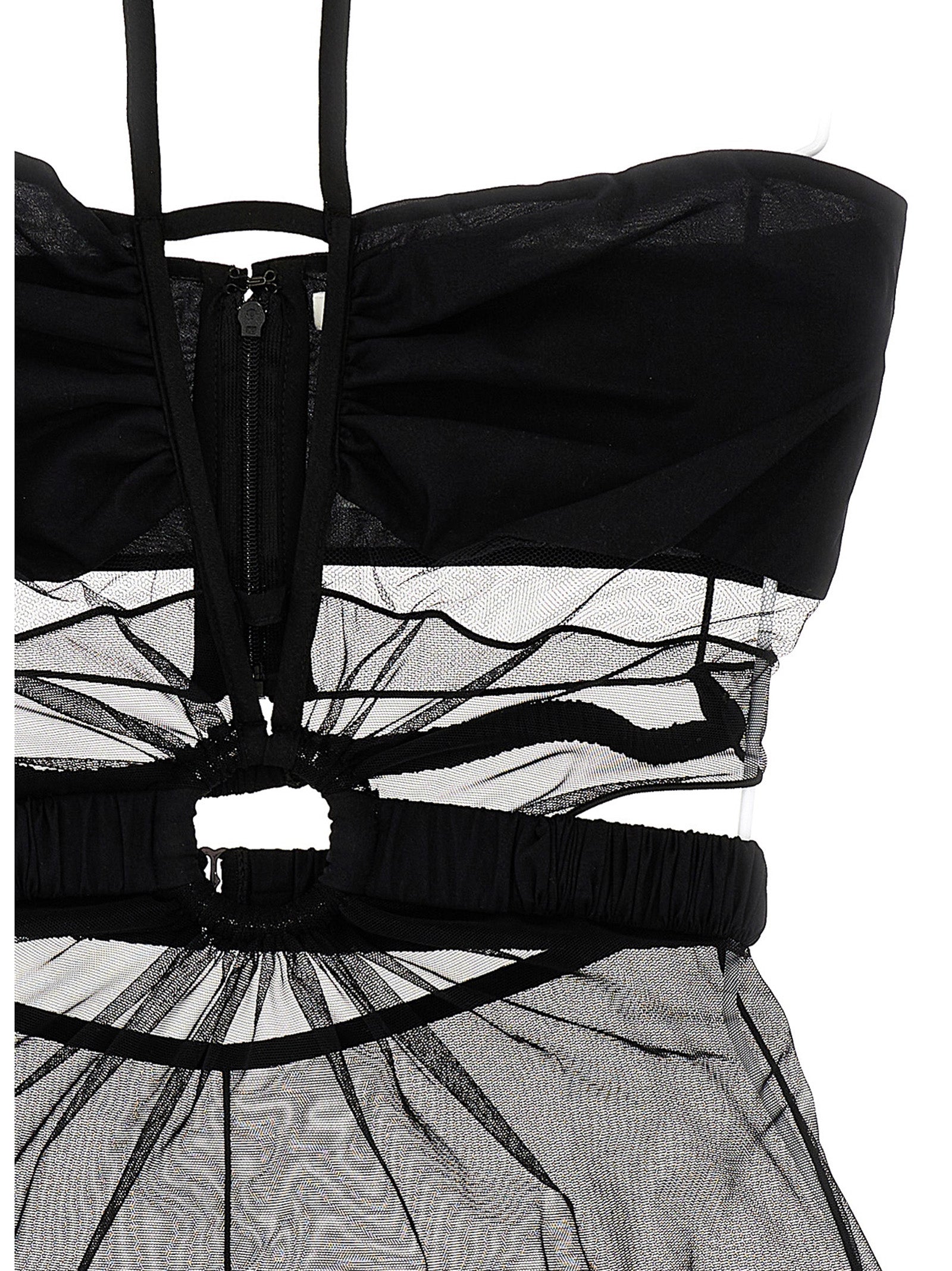 Nensi Dojaka Black Polyamide Women's Bodysuit