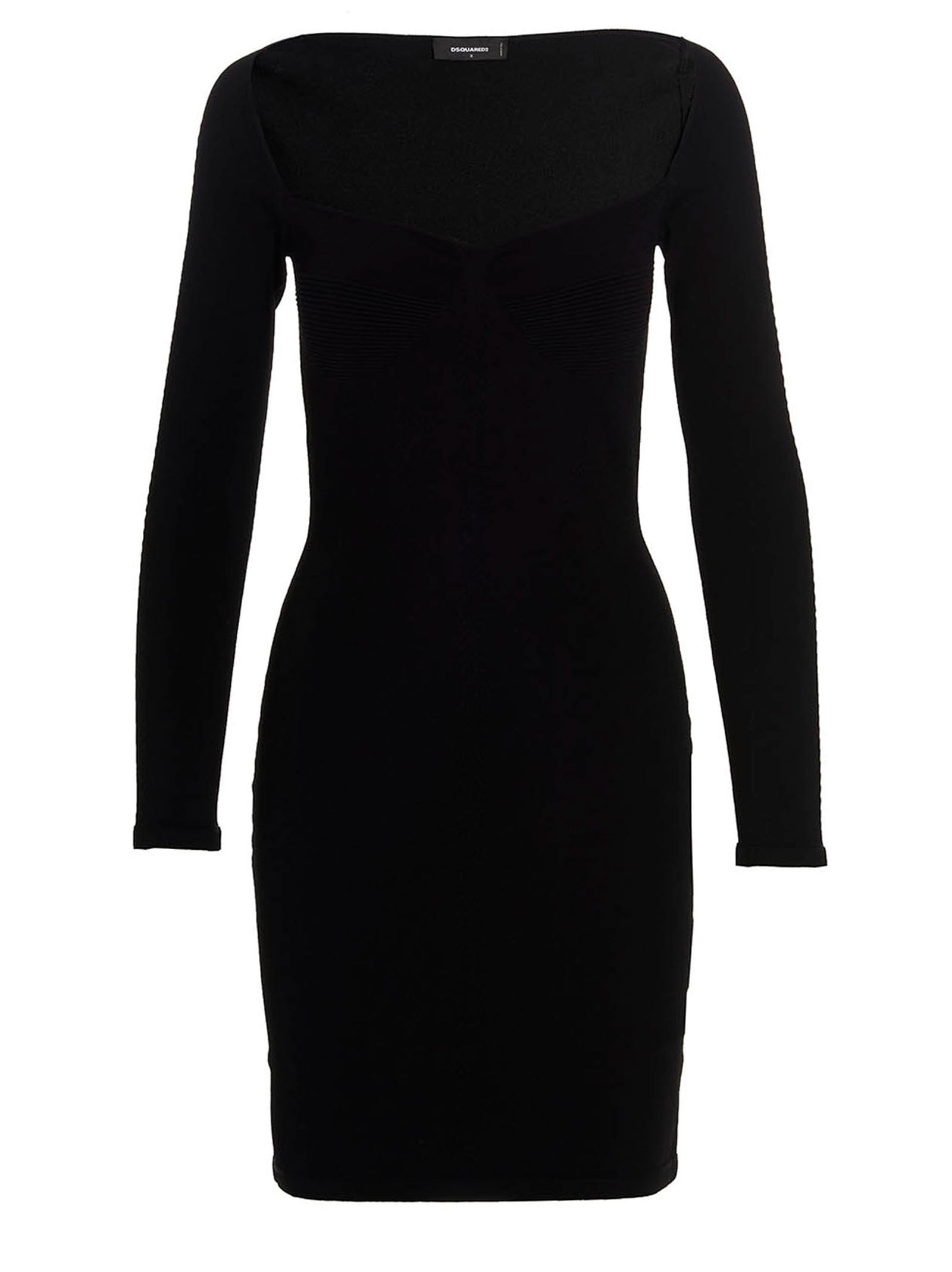 Dsquared² Black Viscose Mini Women's Skirt