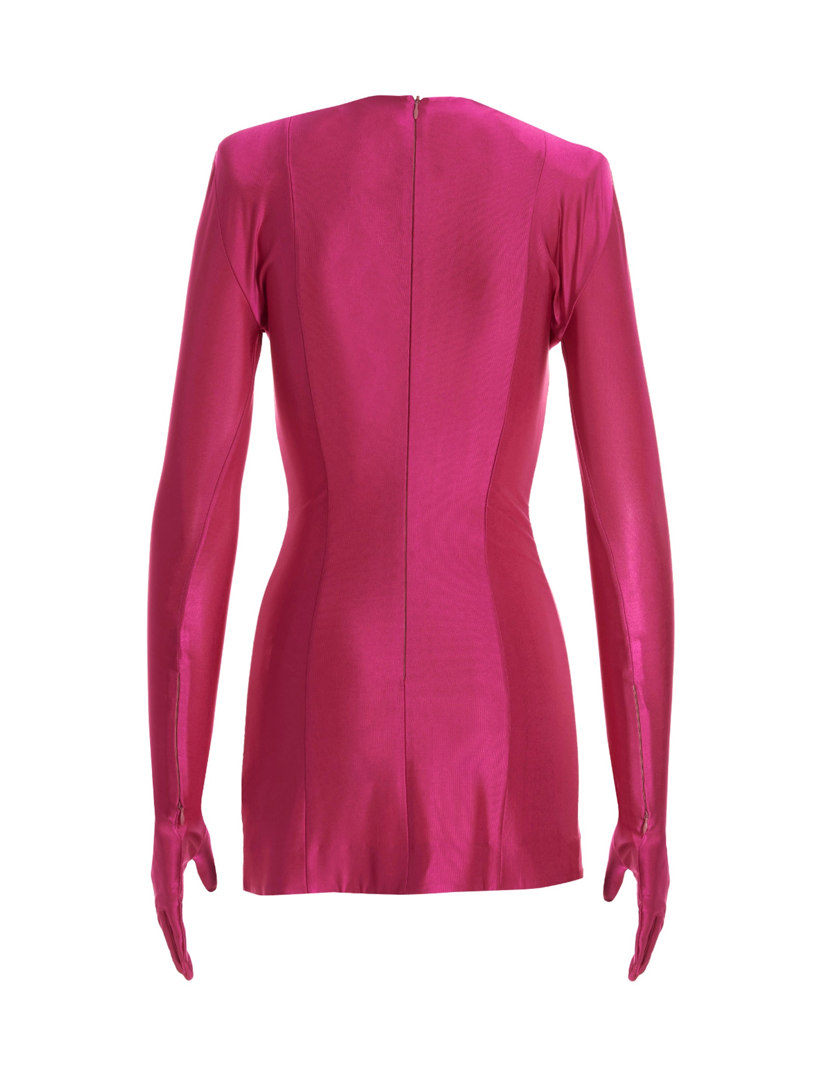 Vetements Fuchsia Viscose Short Women's Dress