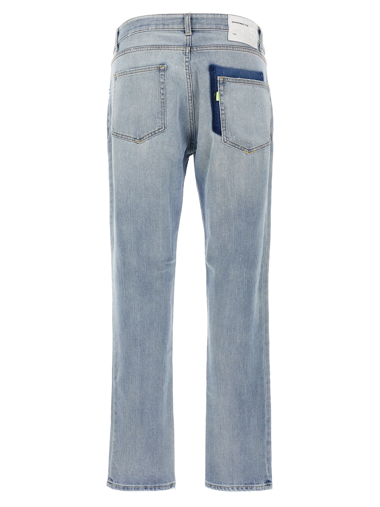 Department 5 Blue Cotton Slim Fit Men's Jeans