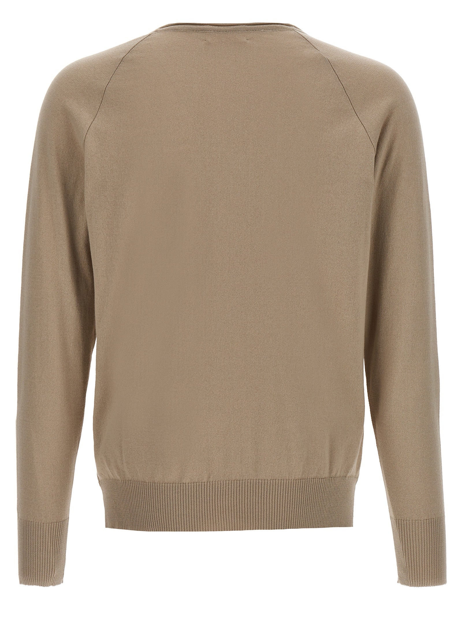 MA'RY'YA Beige Cotton Men's Cardigan