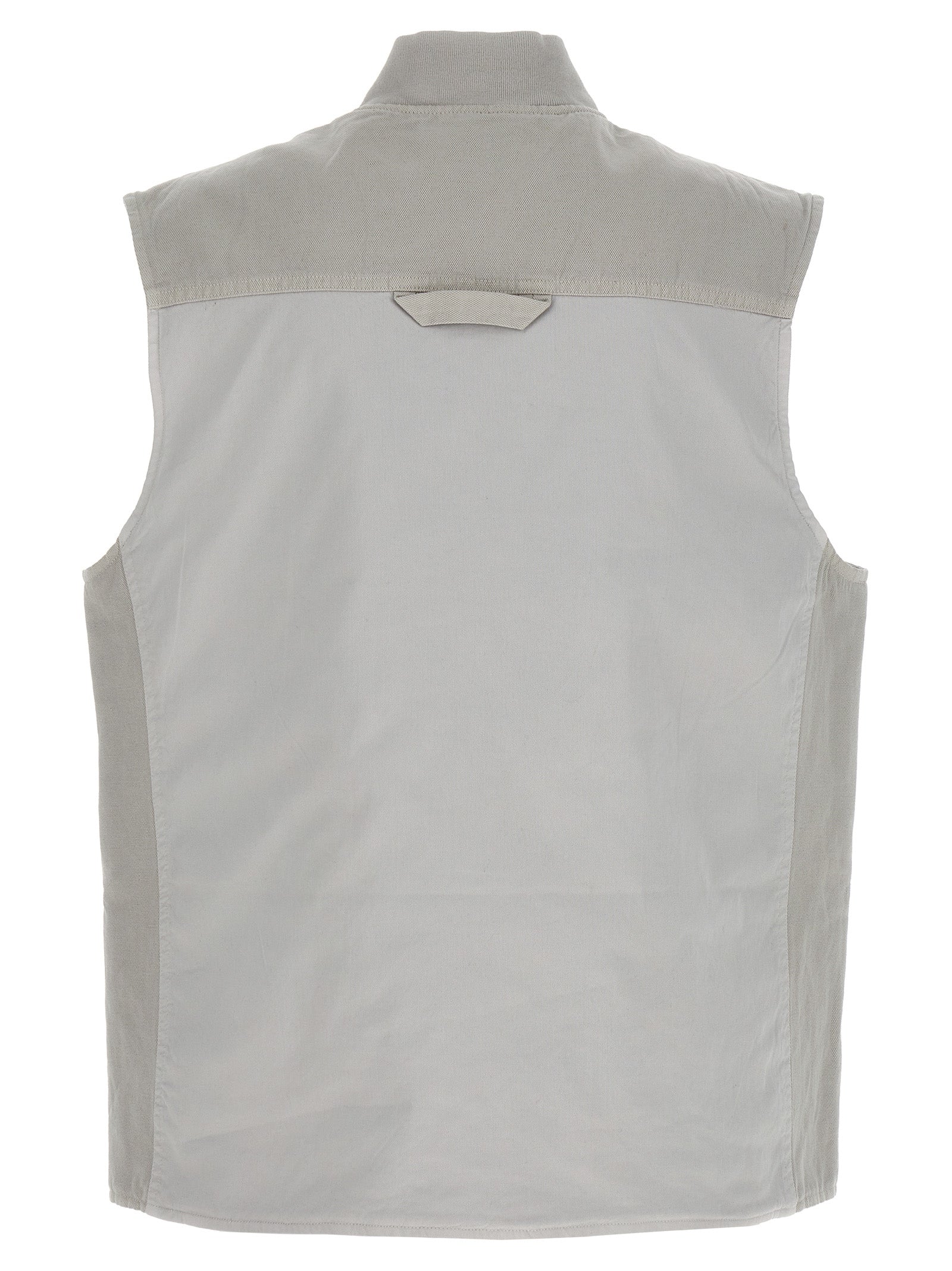 Objects IV Life Gray Cotton Sleeveless Men's Jacket