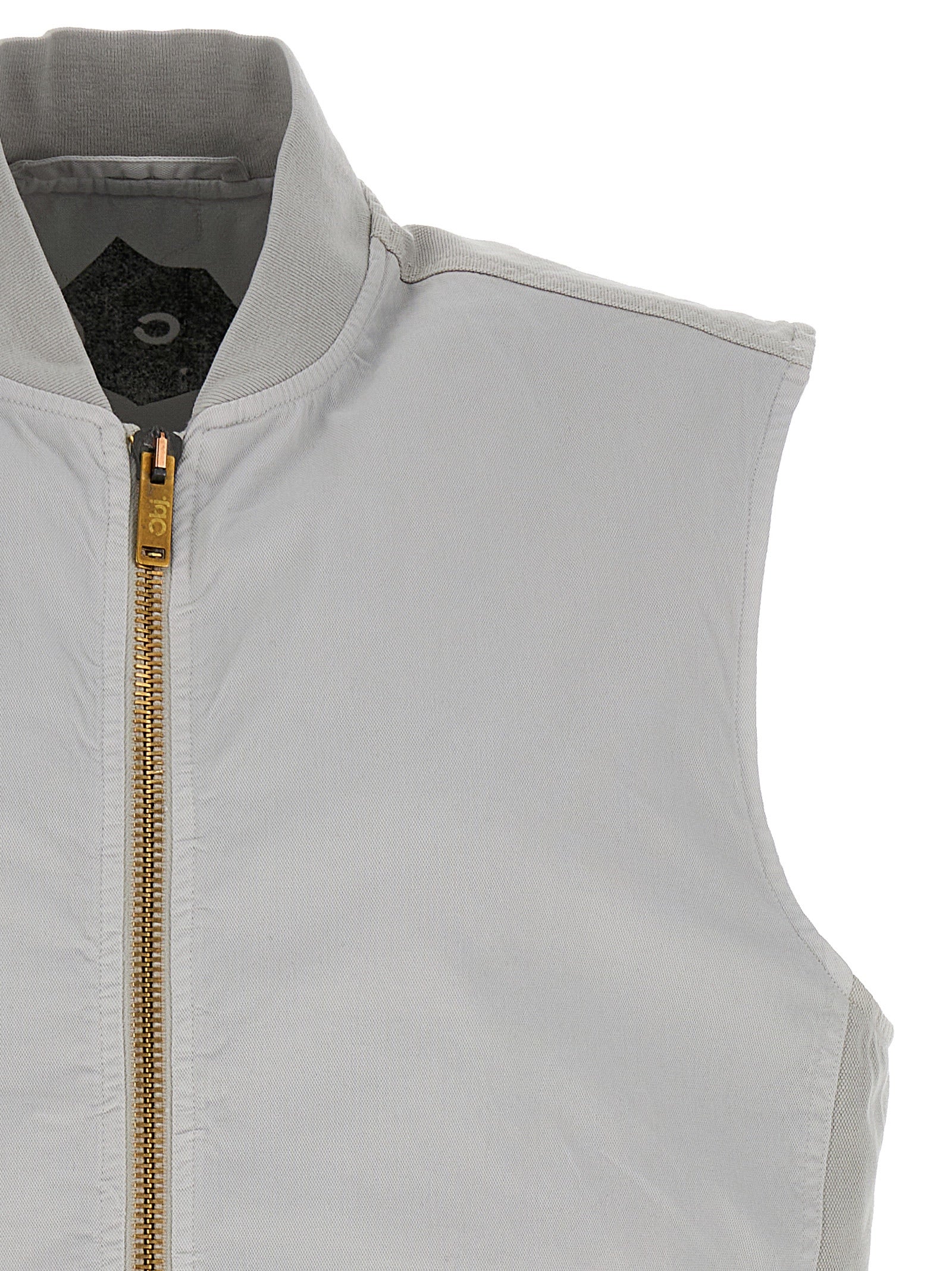 Objects IV Life Gray Cotton Sleeveless Men's Jacket
