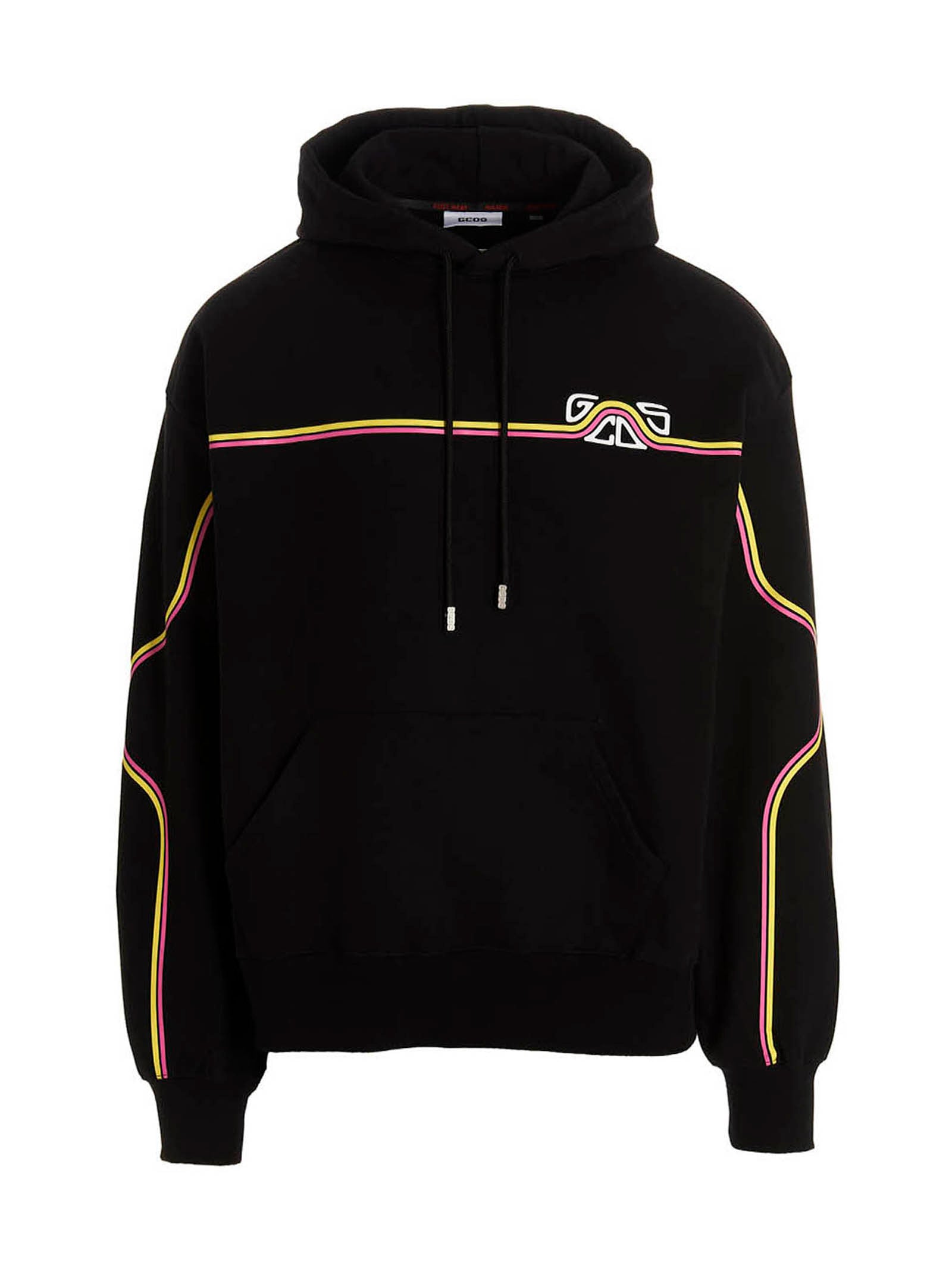 GCDS Black Cotton Men's Sweatshirt