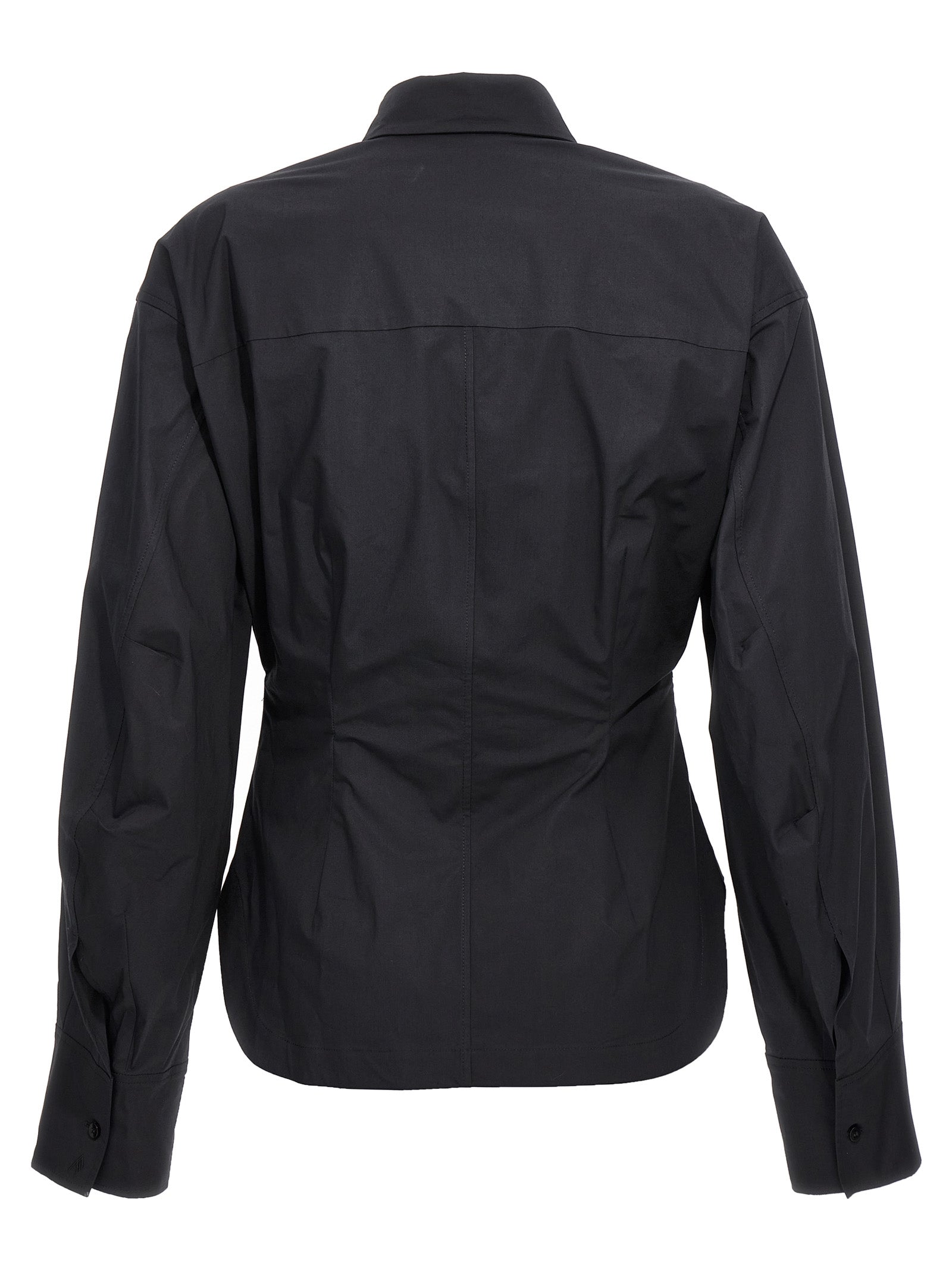 The Attico Black Cotton Women's Blouse