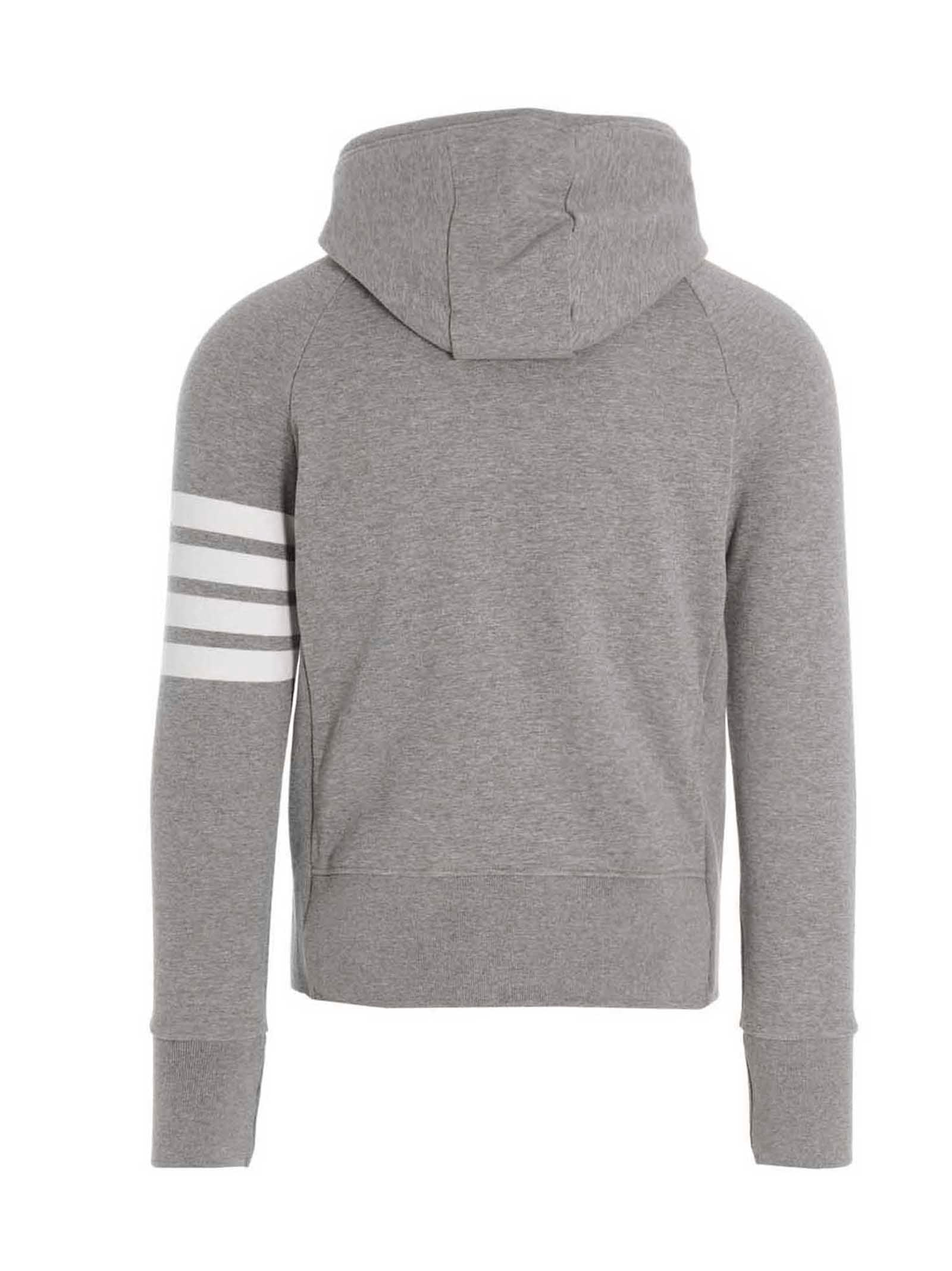 Thom Browne Gray Cotton Men's Sweatshirt
