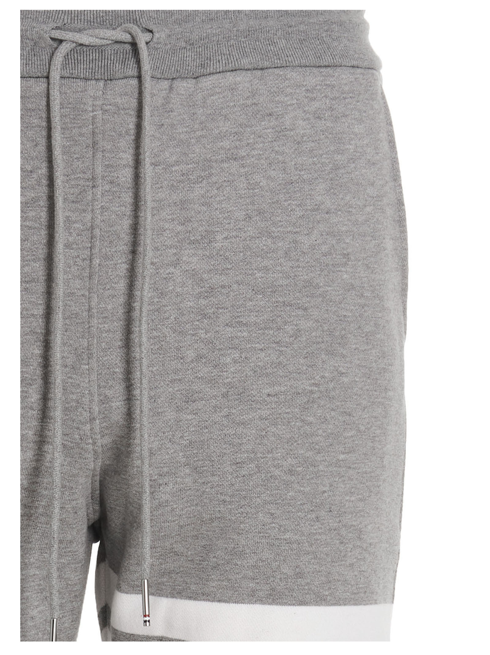 Thom Browne Gray Cotton Joggers (Workout Men's Pants)