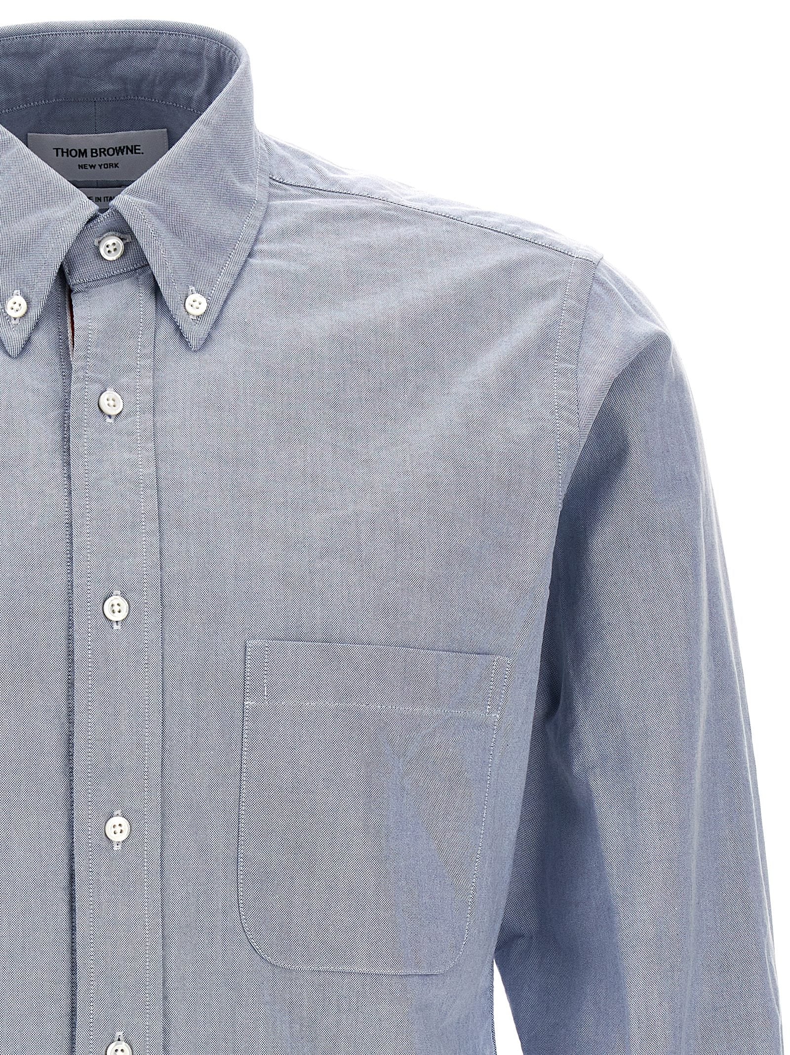 Thom Browne Blue Cotton Men's Blouse