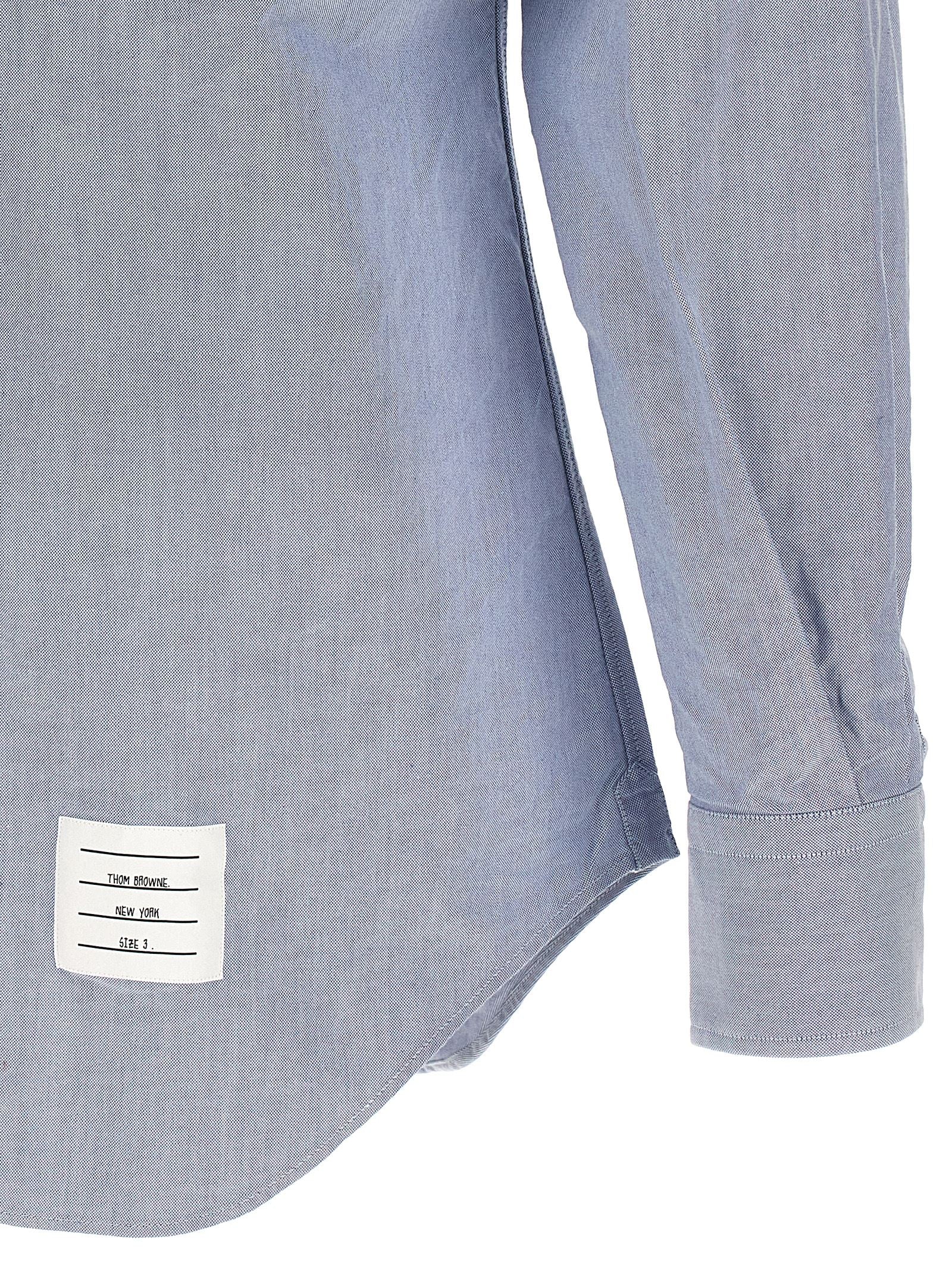 Thom Browne Blue Cotton Men's Blouse
