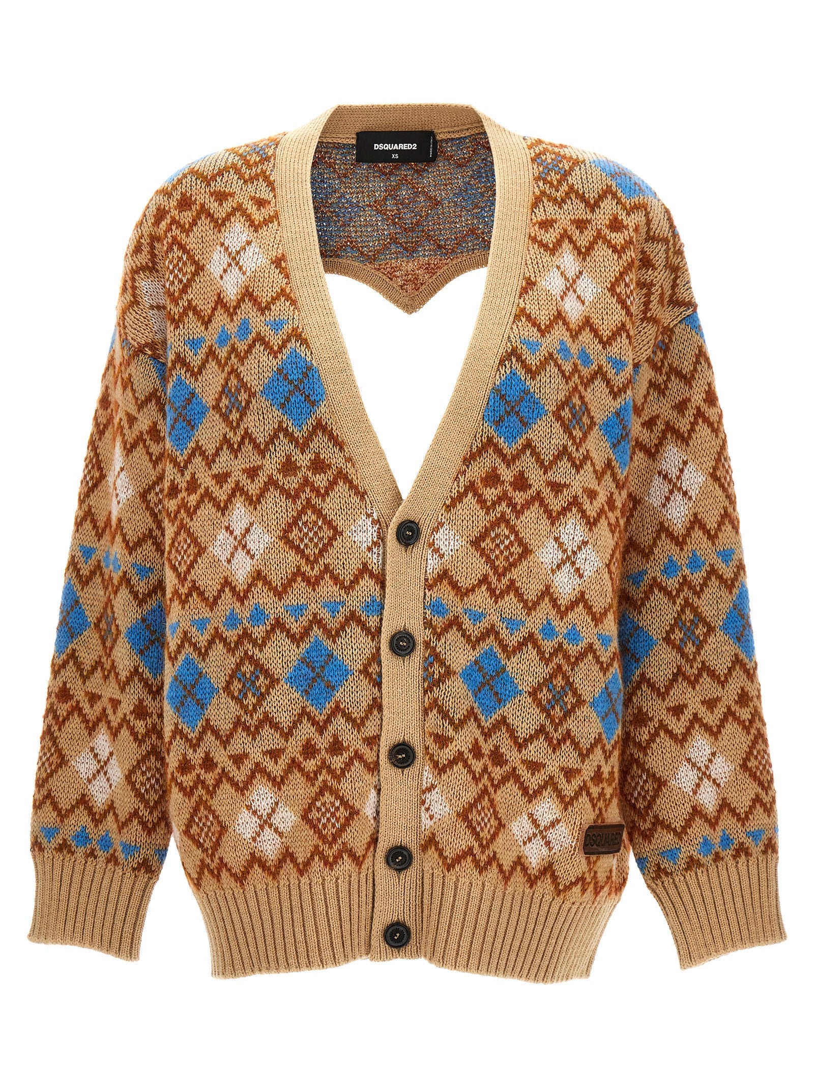 Dsquared² Multicolor Wool Women's Cardigan