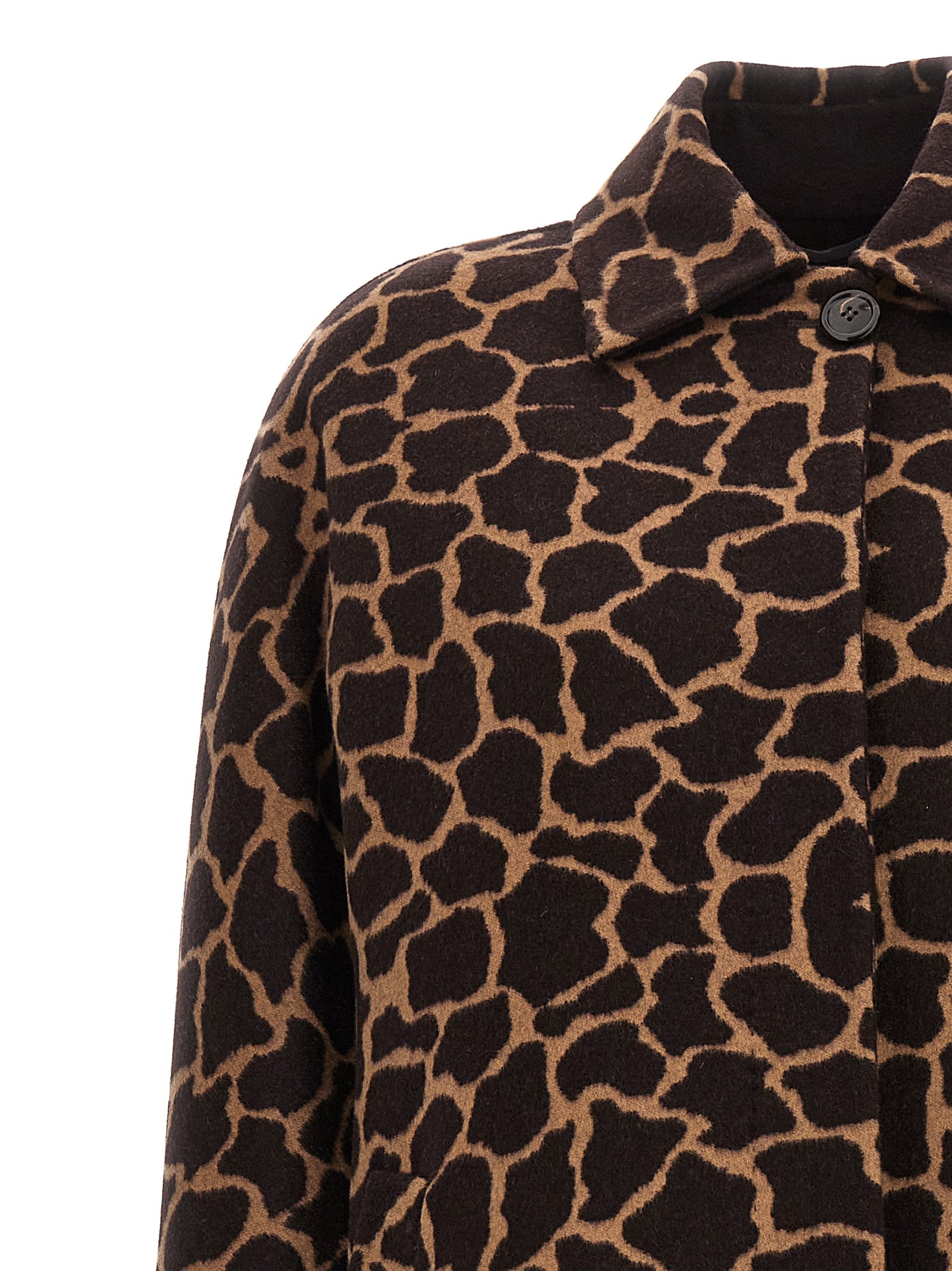 Max Mara Brown Virgin Wool Women's Coat