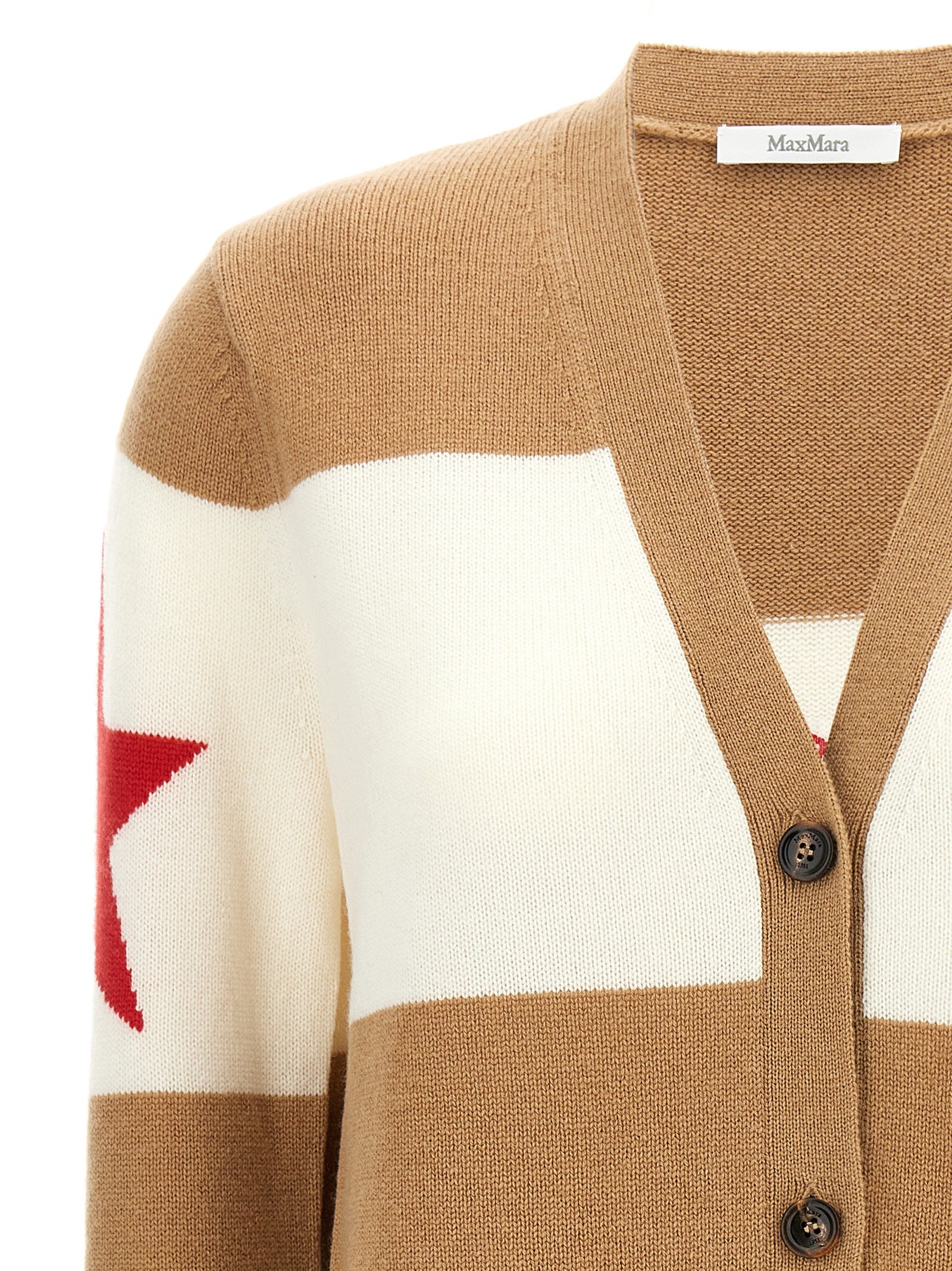 Max Mara Multicolor Wool Women's Cardigan