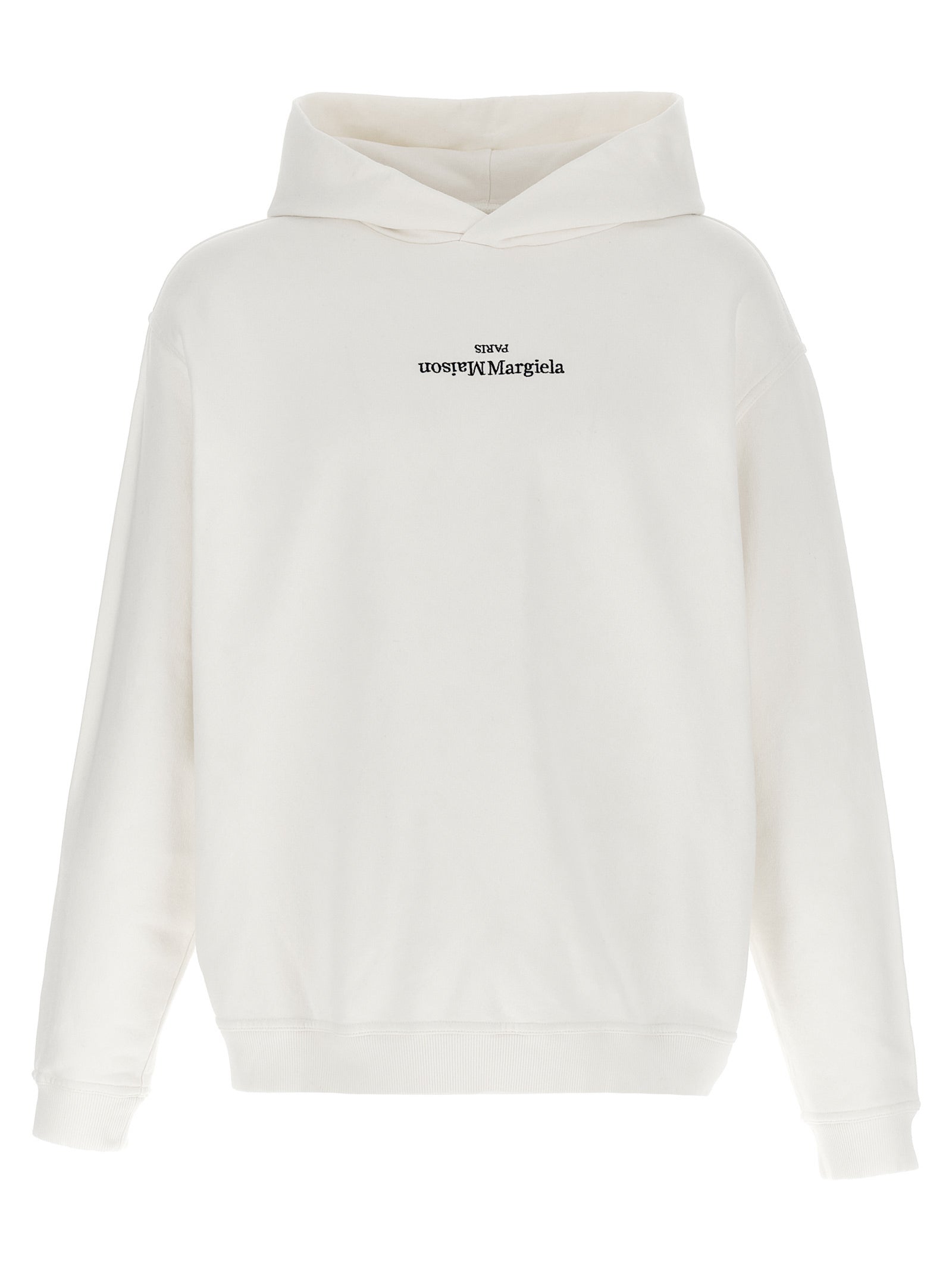 Maison Margiela White Cotton Men's Sweatshirt