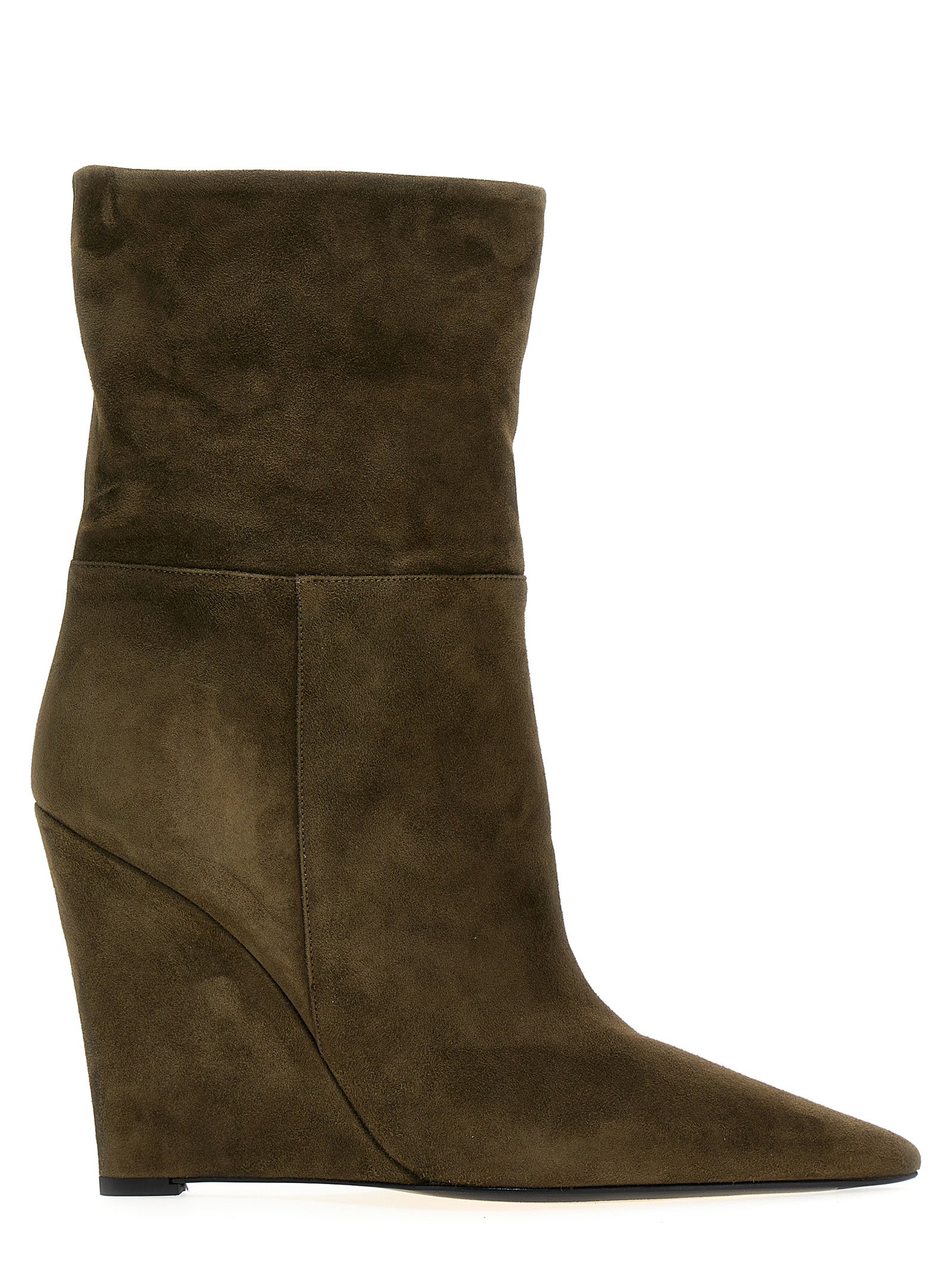 ALEVÌ Bicolor Suede Leather Ankle Women's Boots