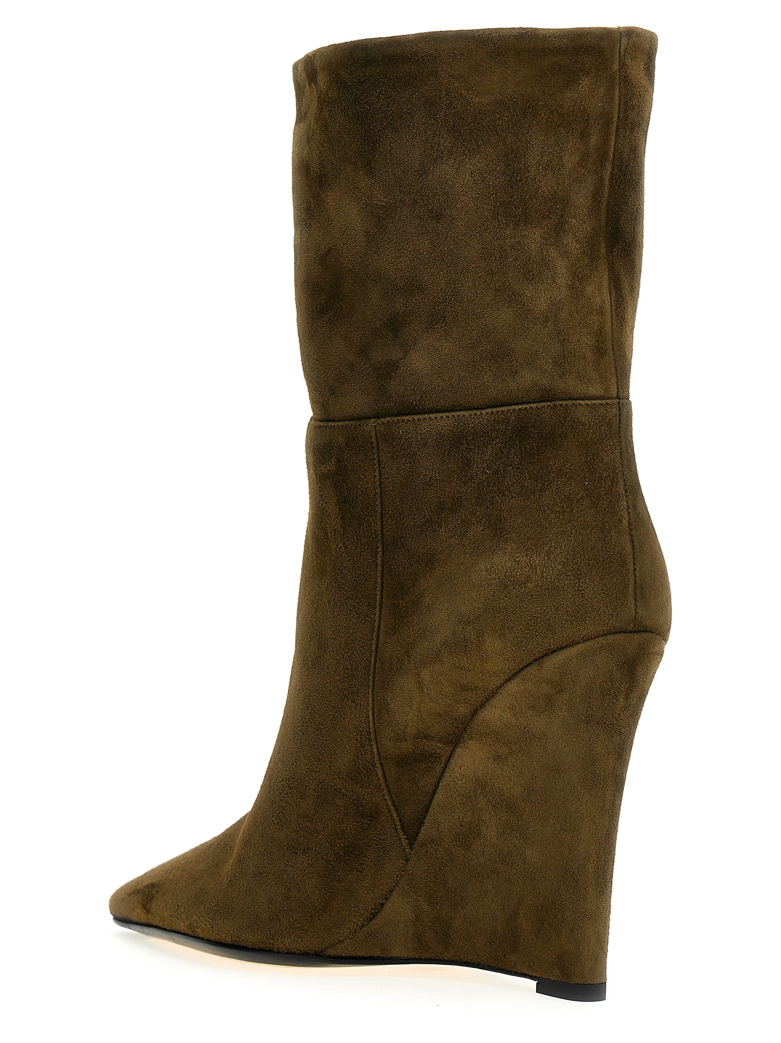 ALEVÌ Bicolor Suede Leather Ankle Women's Boots