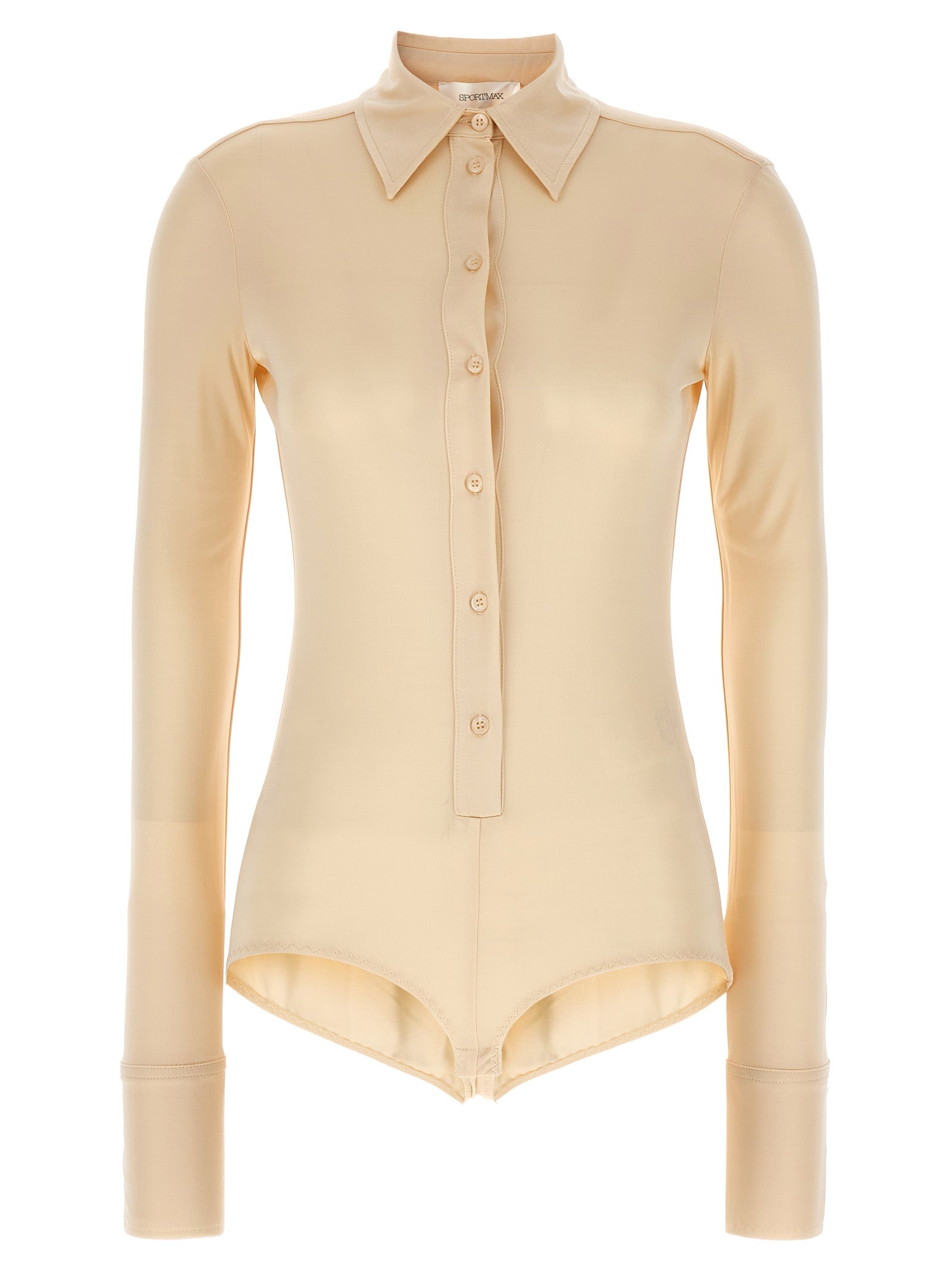 Sportmax Beige Viscose Women's Bodysuit