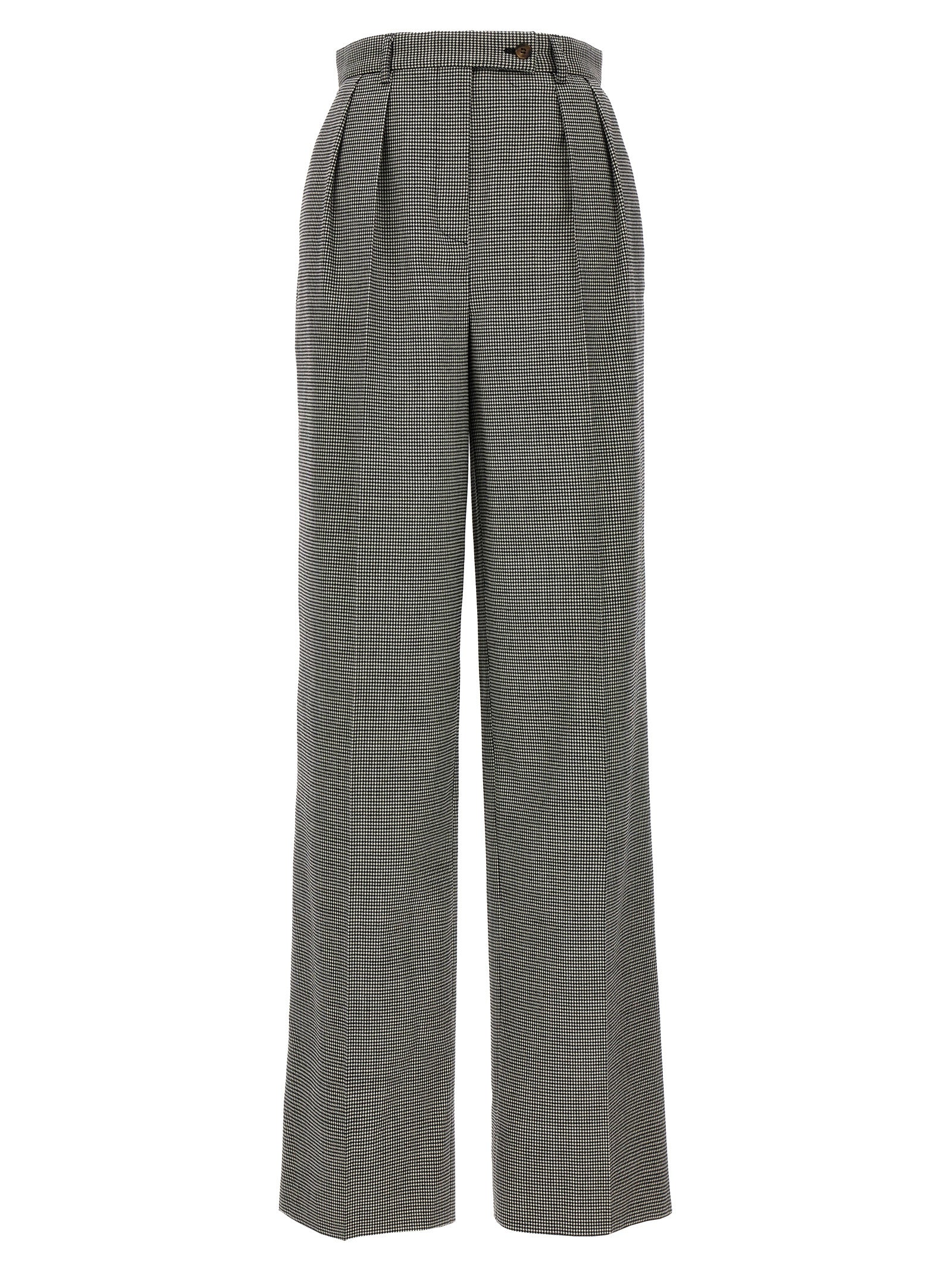 ROCHAS Bicolor Elastane Casual Women's Pants