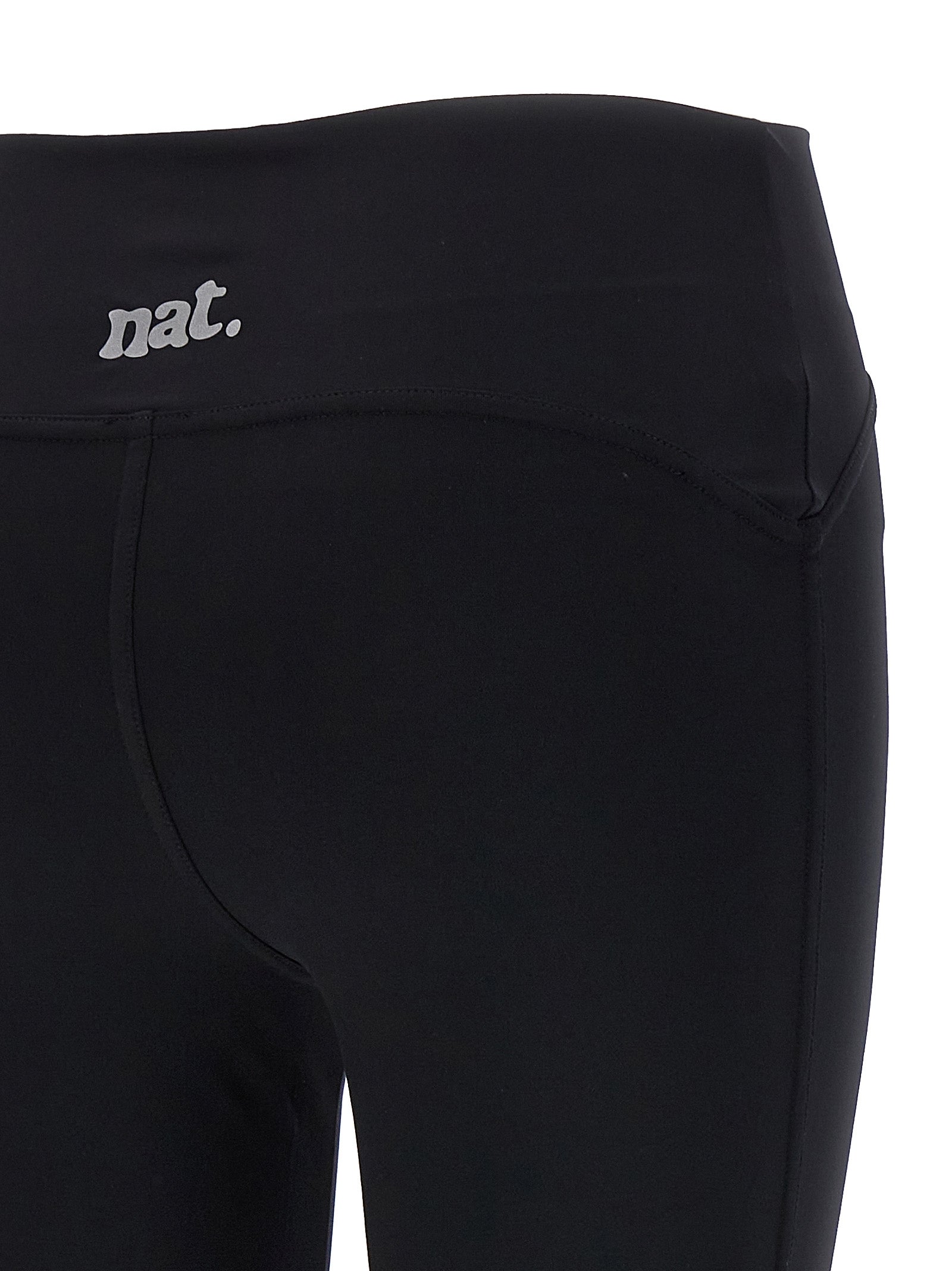 NOT AFTER TEN Black Polyamide Women's Leggings