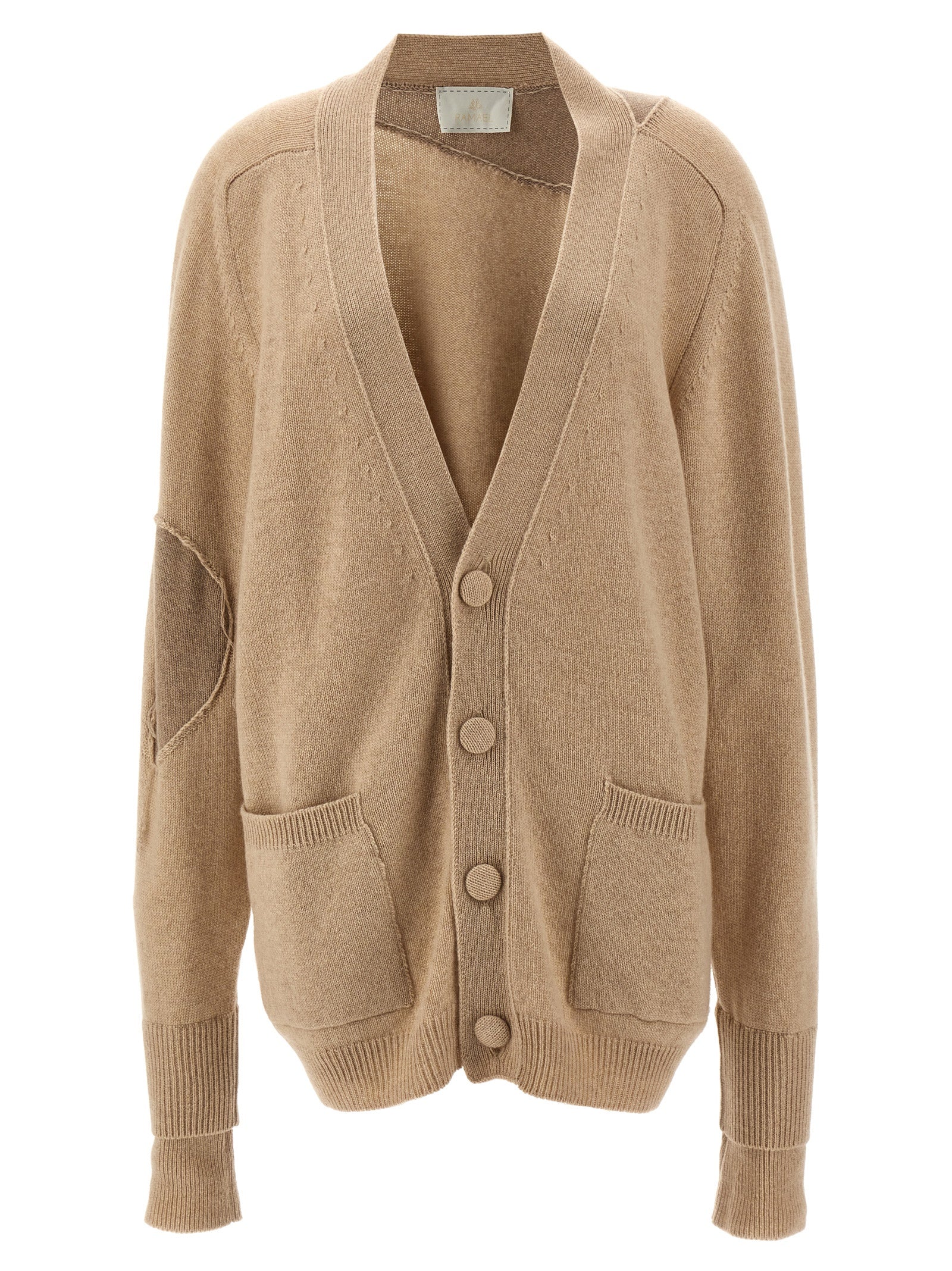 RAMAEL Beige Cashmere Women's Cardigan