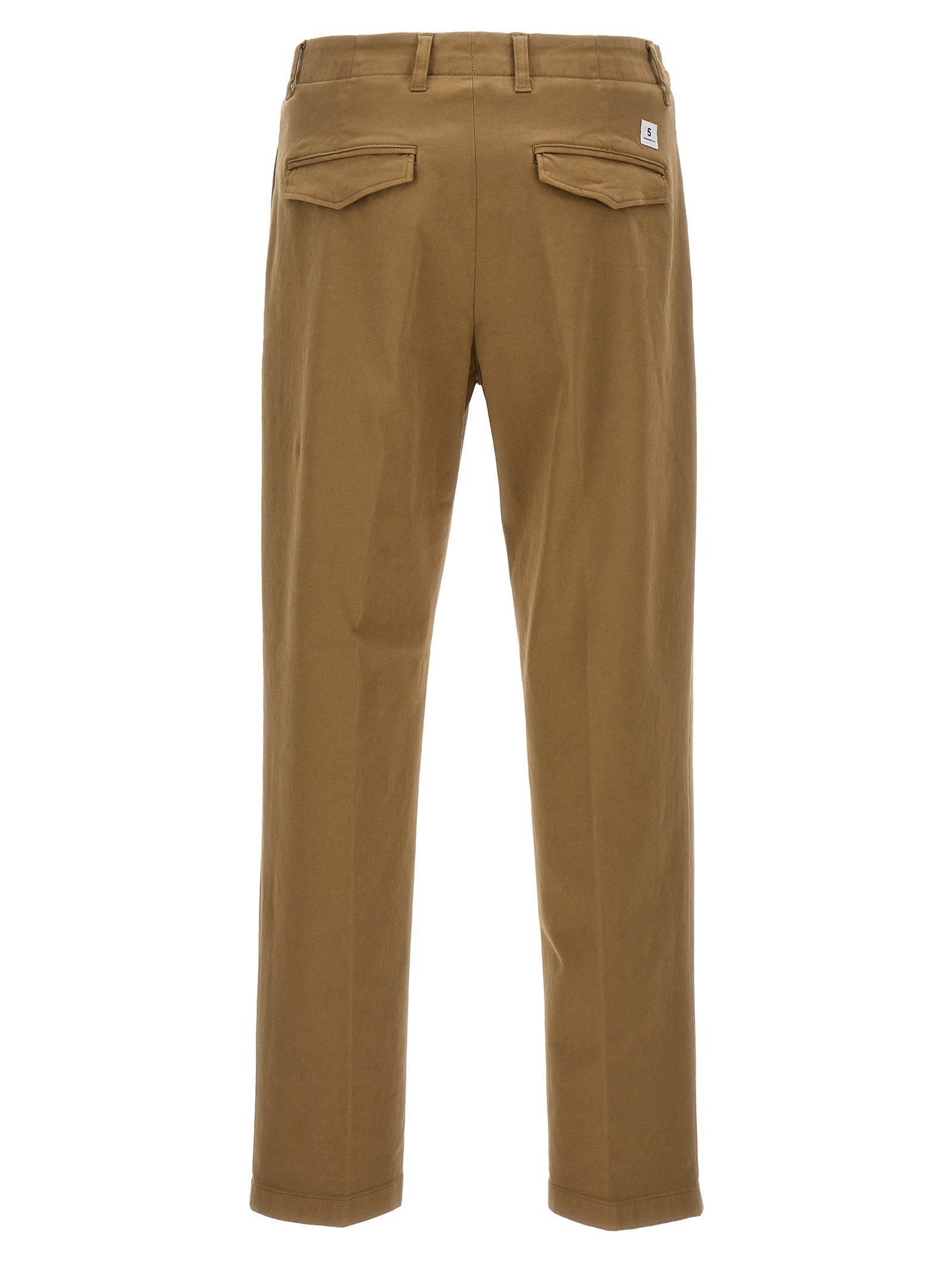 Department 5 Beige Cotton Casual Men's Pants