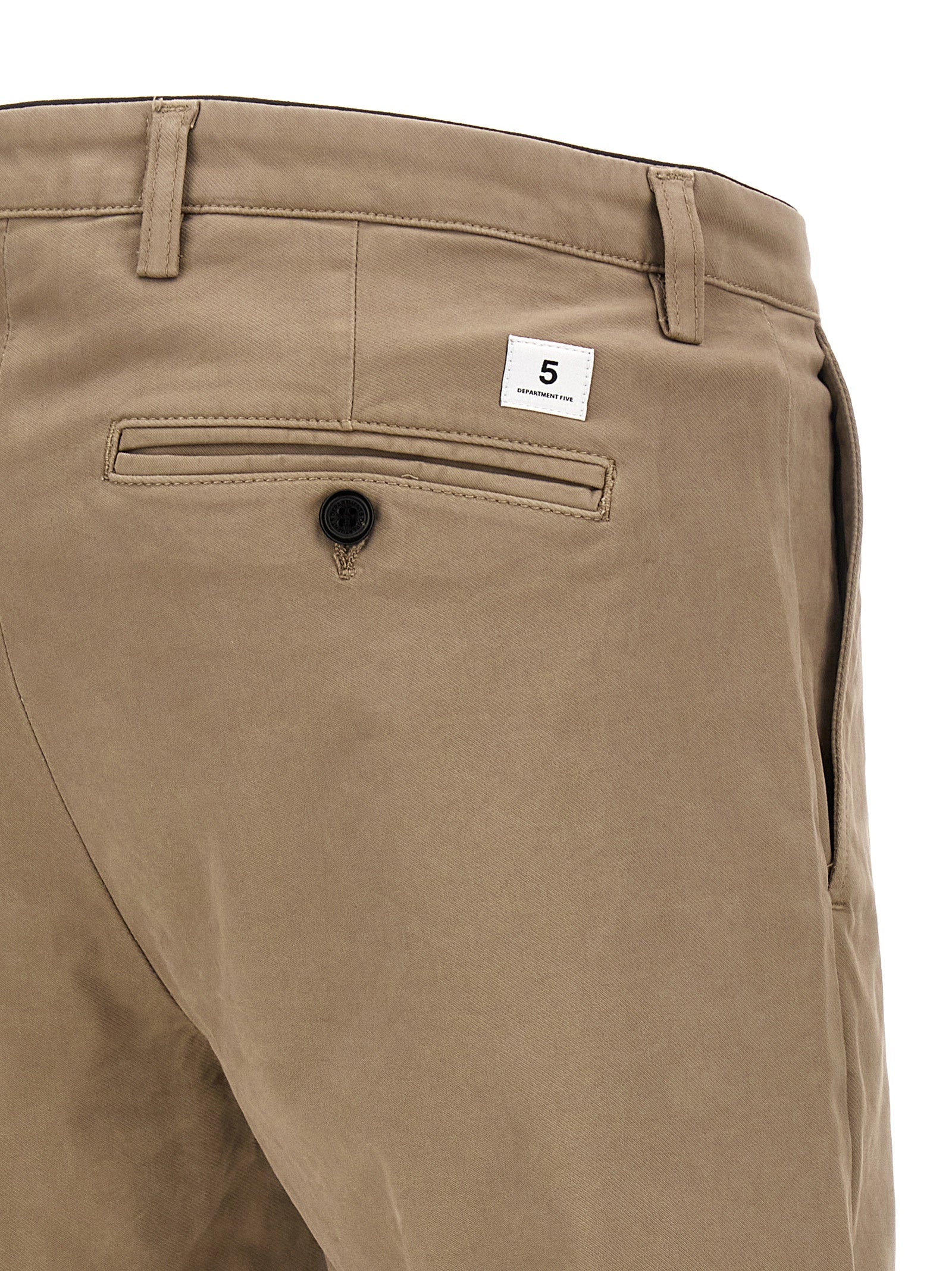 Department 5 Beige Cotton Casual Men's Pants