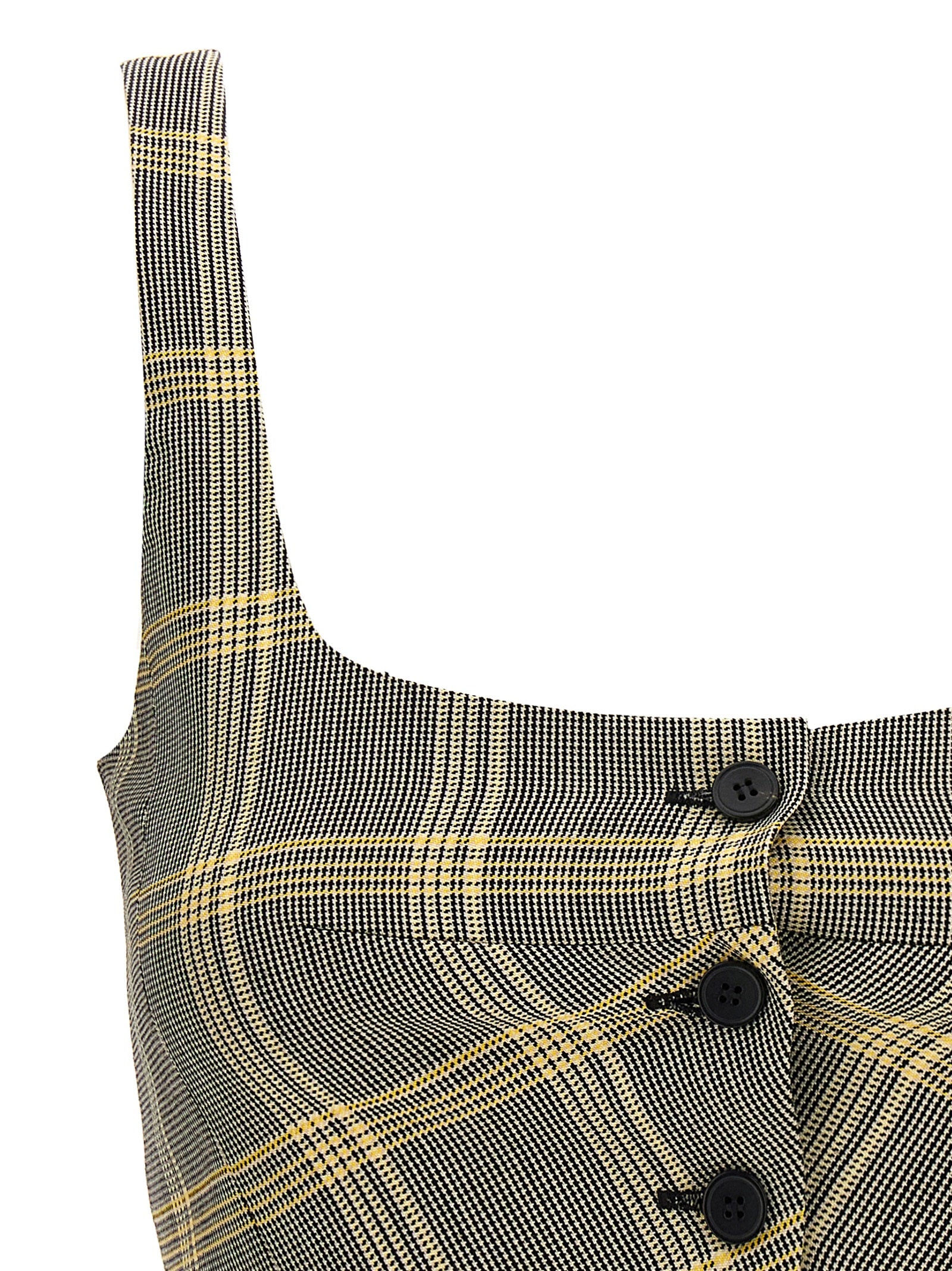 Marni Multicolor Virgin Wool Sleeveles Women's T-Shirt