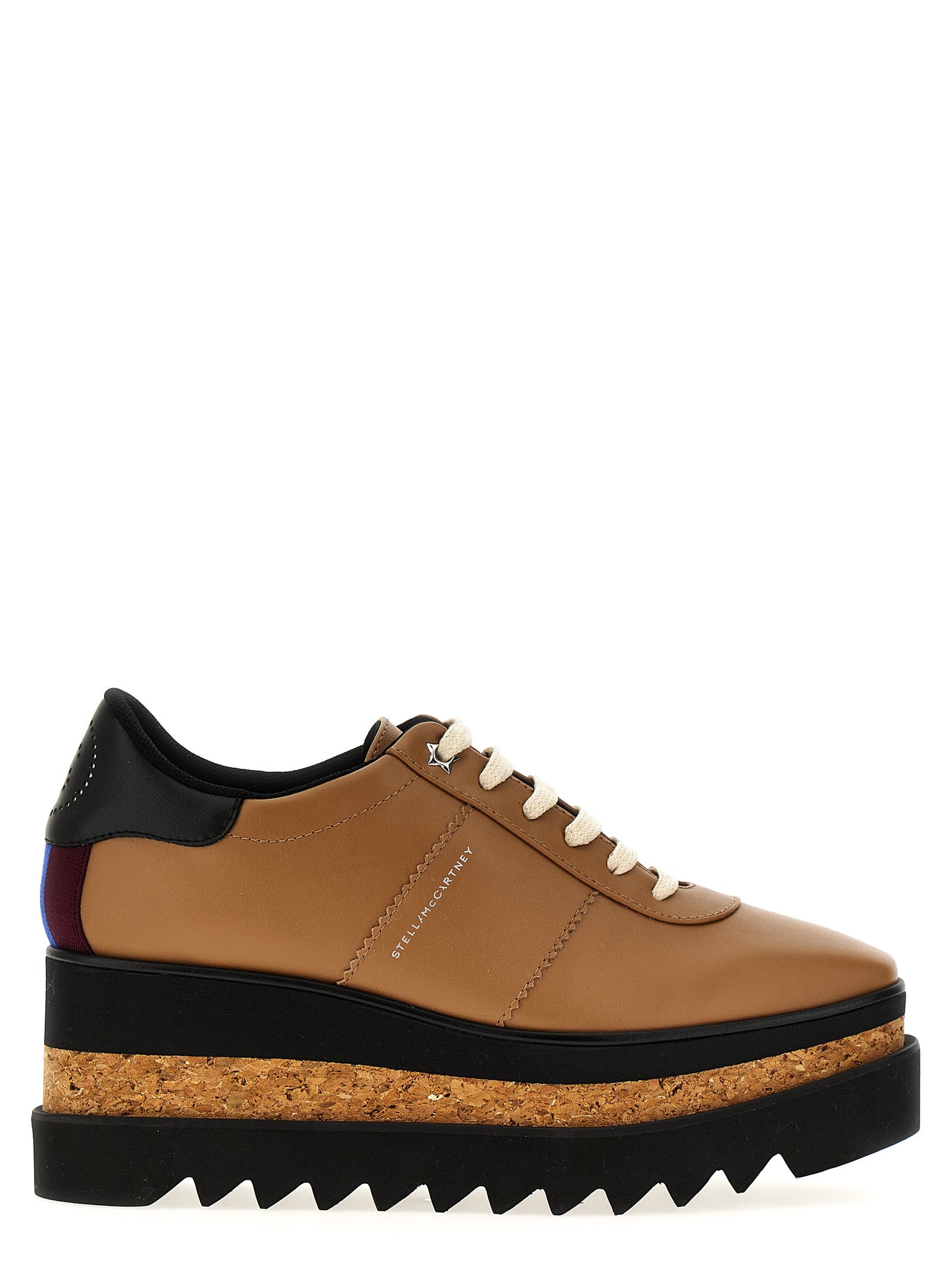 Stella McCartney Brown Polyester Wedge Women's Sandals