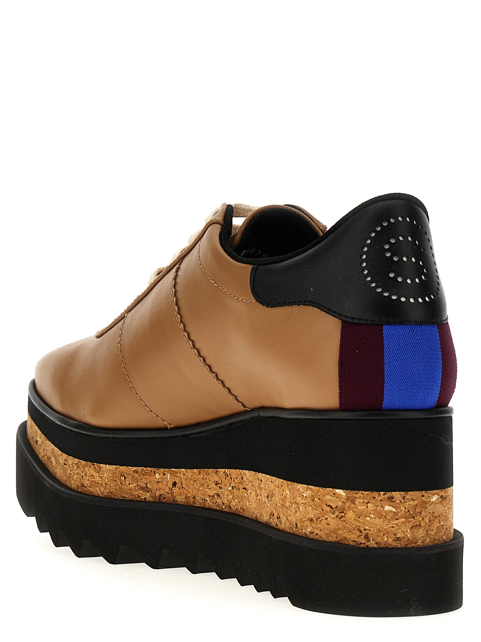 Stella McCartney Brown Polyester Wedge Women's Sandals