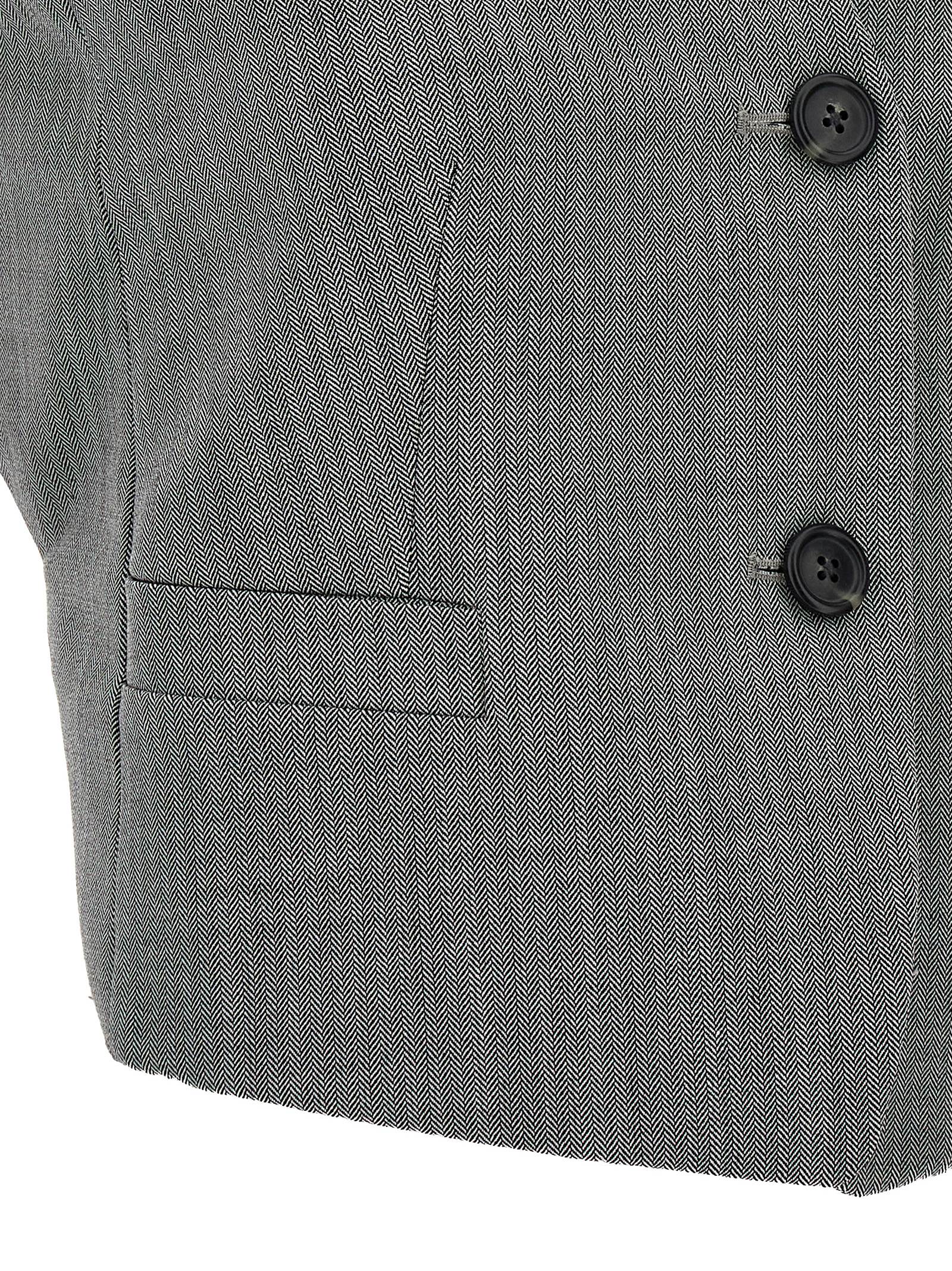 Helmut Lang Bicolor Wool Sleeveless Women's Jacket