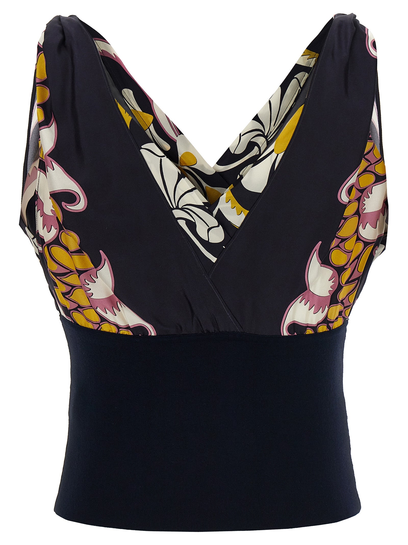 Tory Burch Black Silk Tank Women's Tops