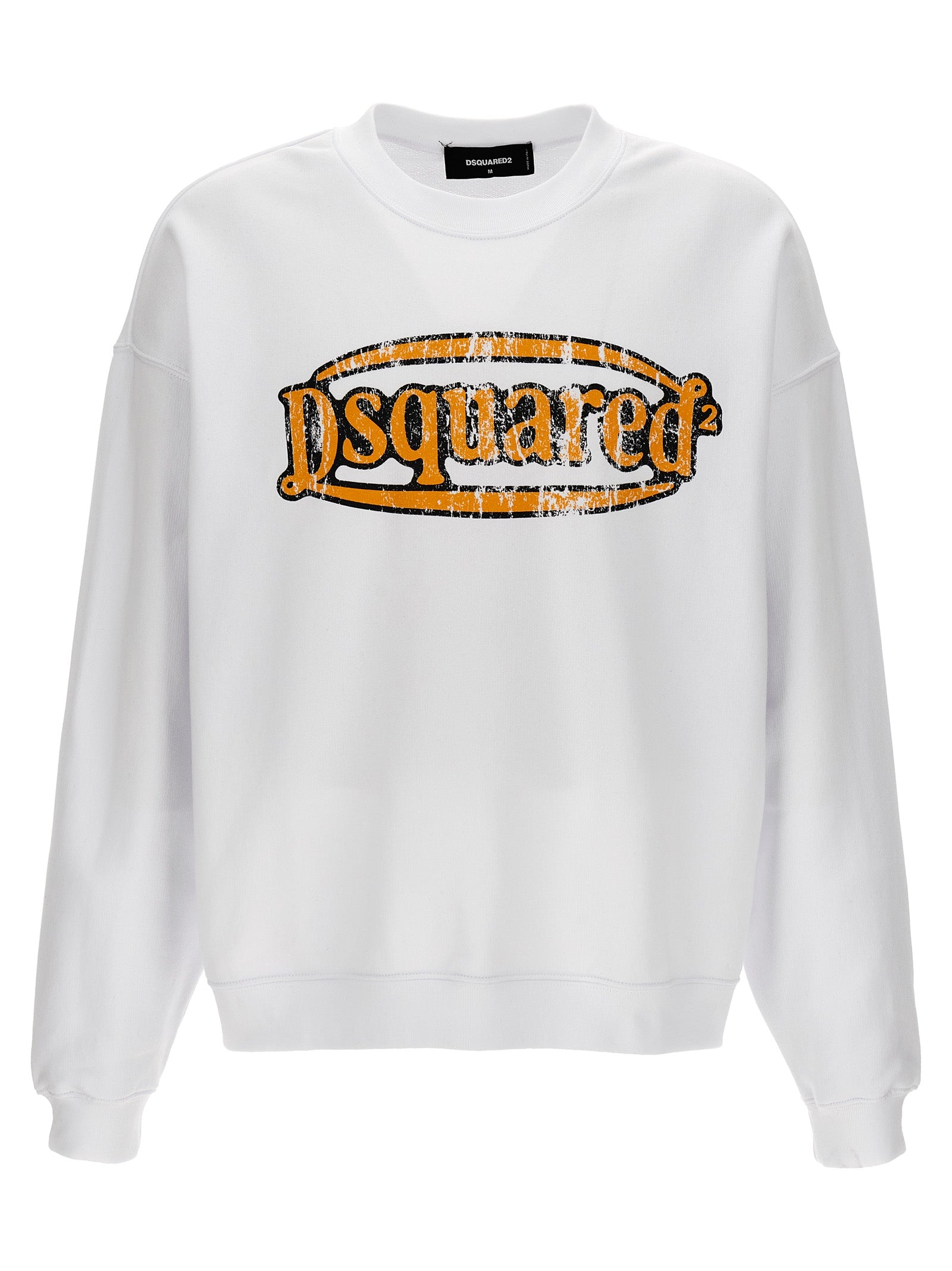 Dsquared² White Cotton Men's Sweatshirt