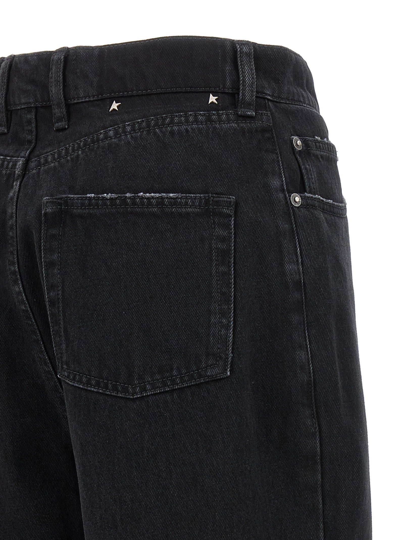 Golden Goose Black Cotton Relaxed Fit Women's Jeans