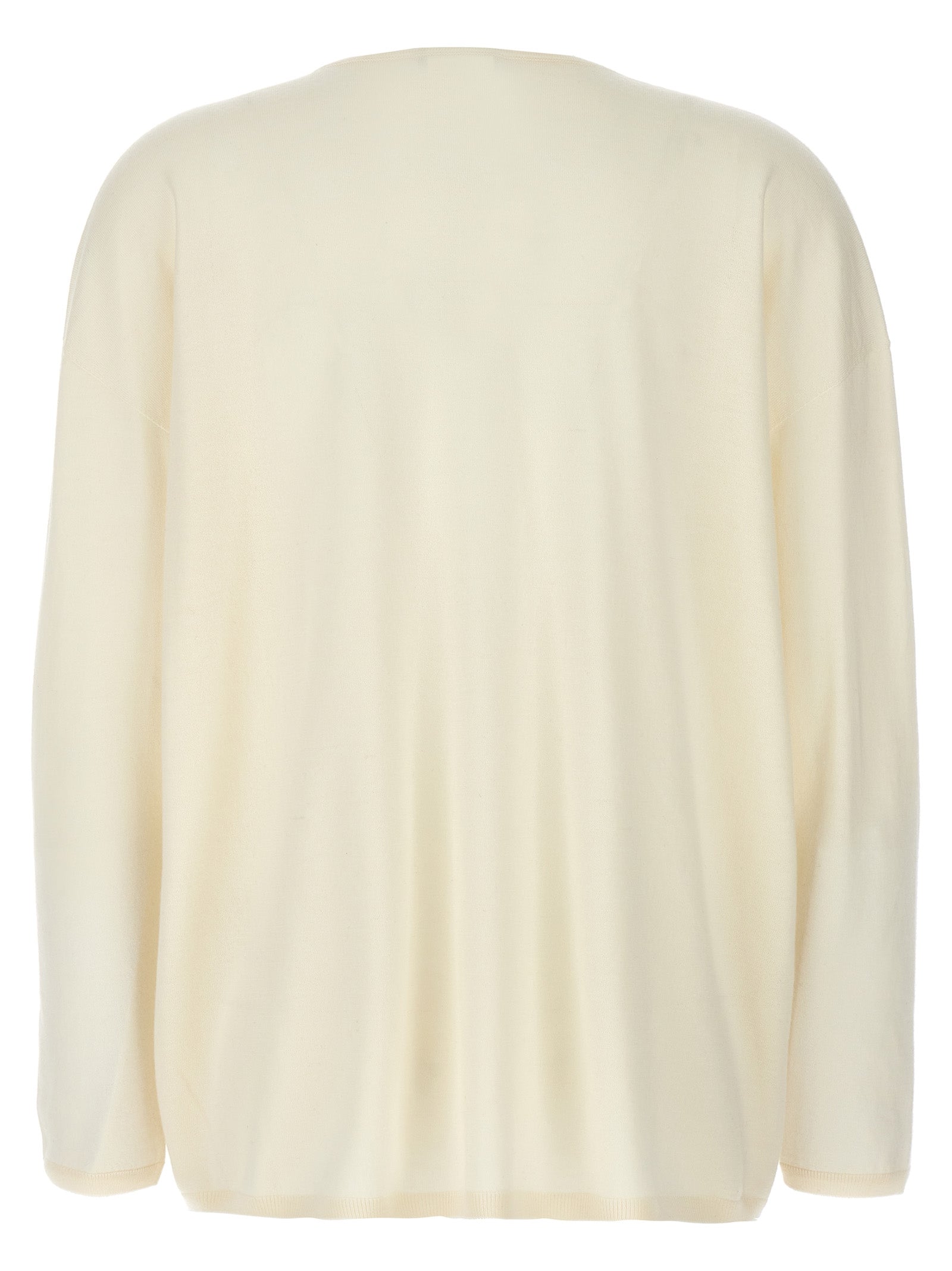 Max Mara White Cashmere Women's Cardigan
