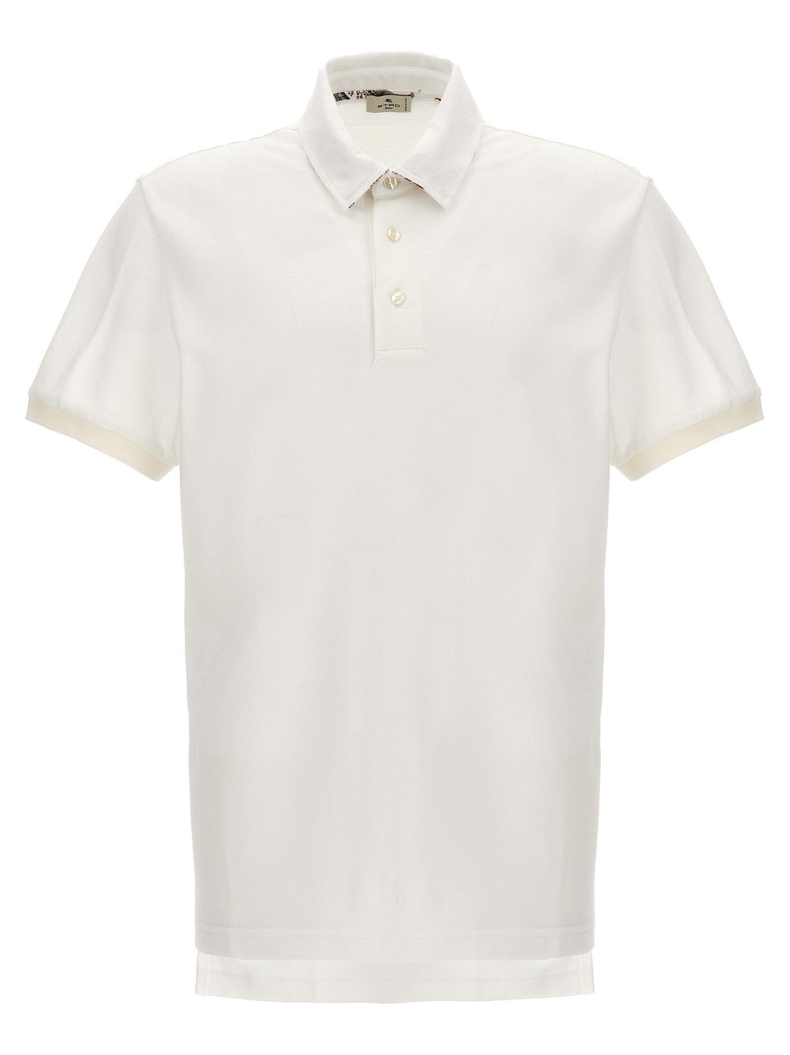 Etro White Cotton Polo Men's Shirt