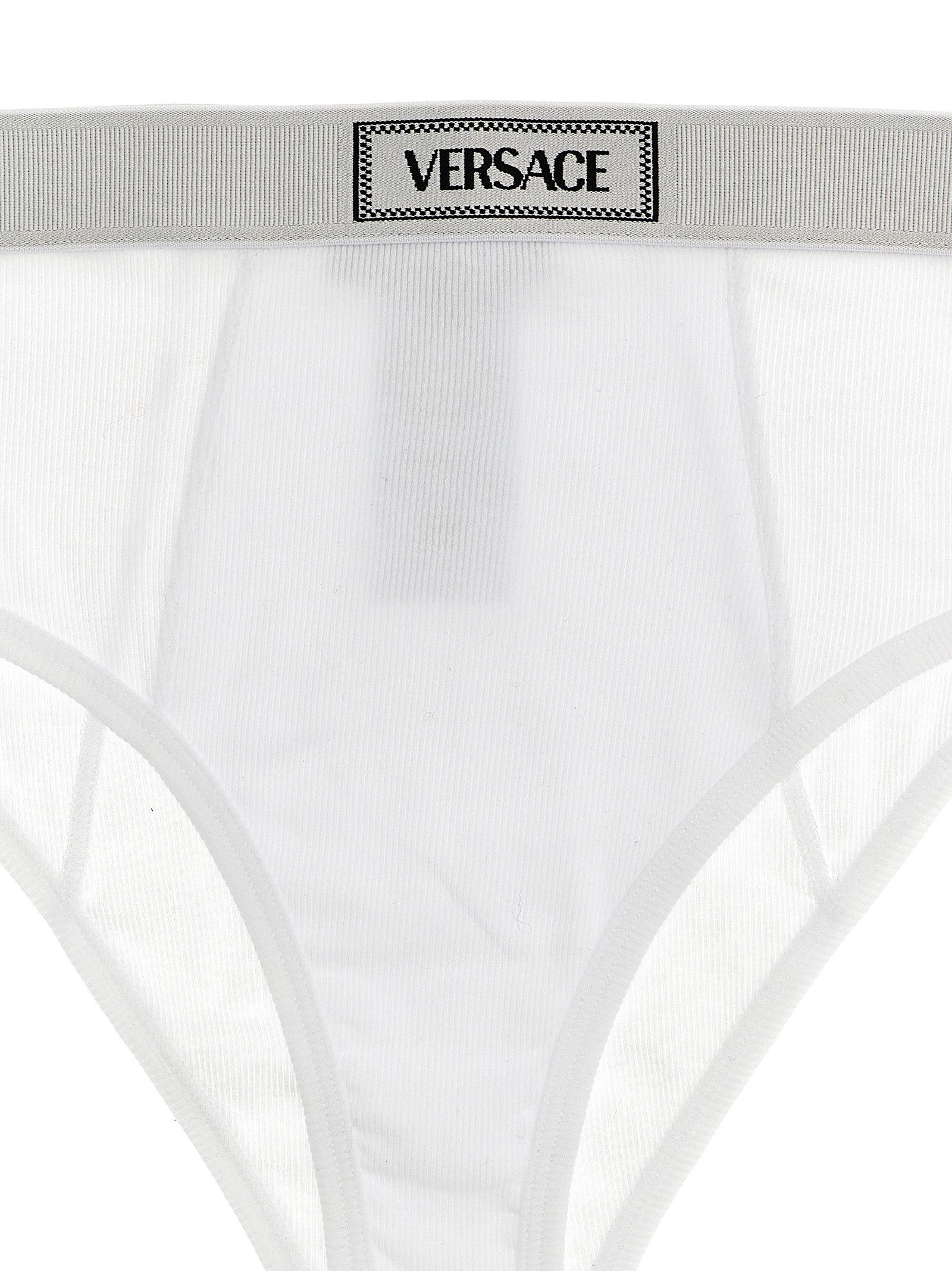 Versace White Cotton Women's Briefs