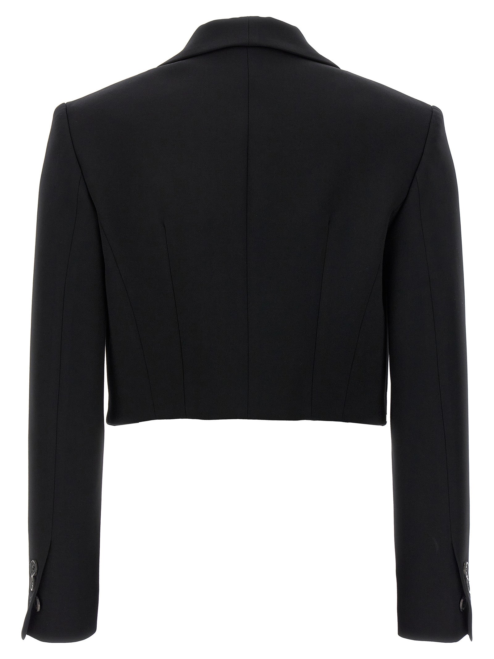 Dsquared² Black Polyester Full-Length Women's Jacket