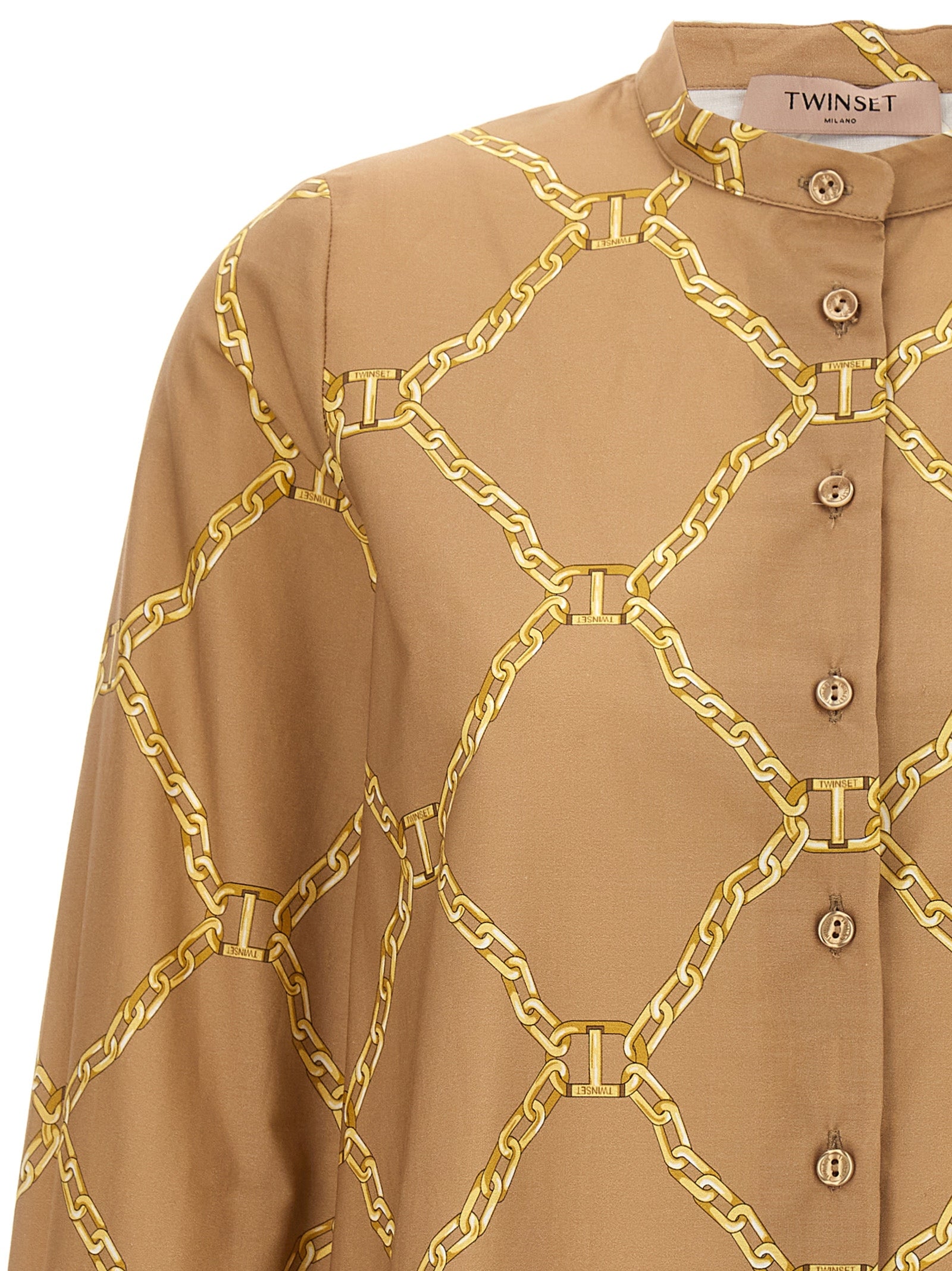 Twinset Beige Cotton Women's Blouse
