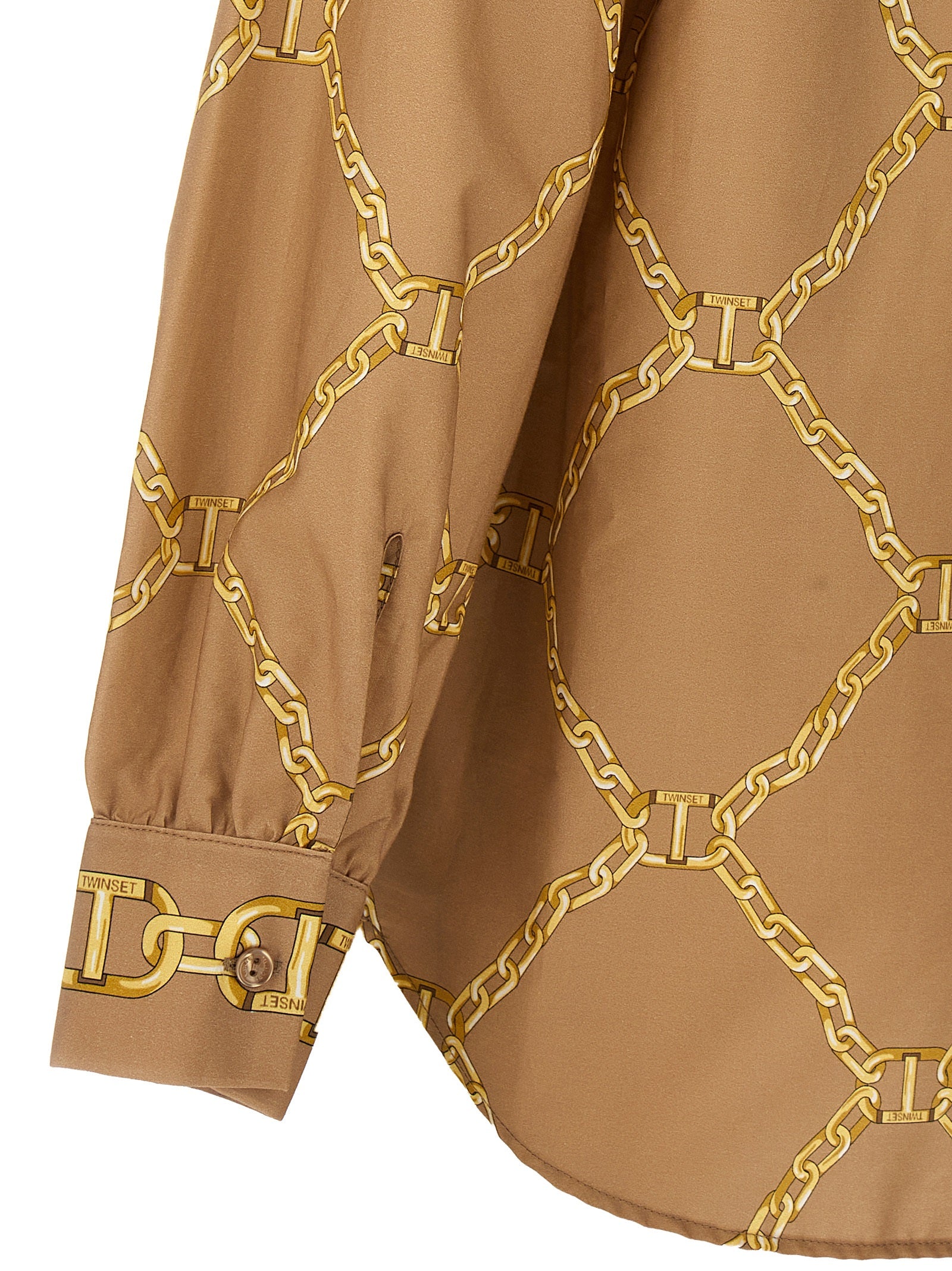 Twinset Beige Cotton Women's Blouse