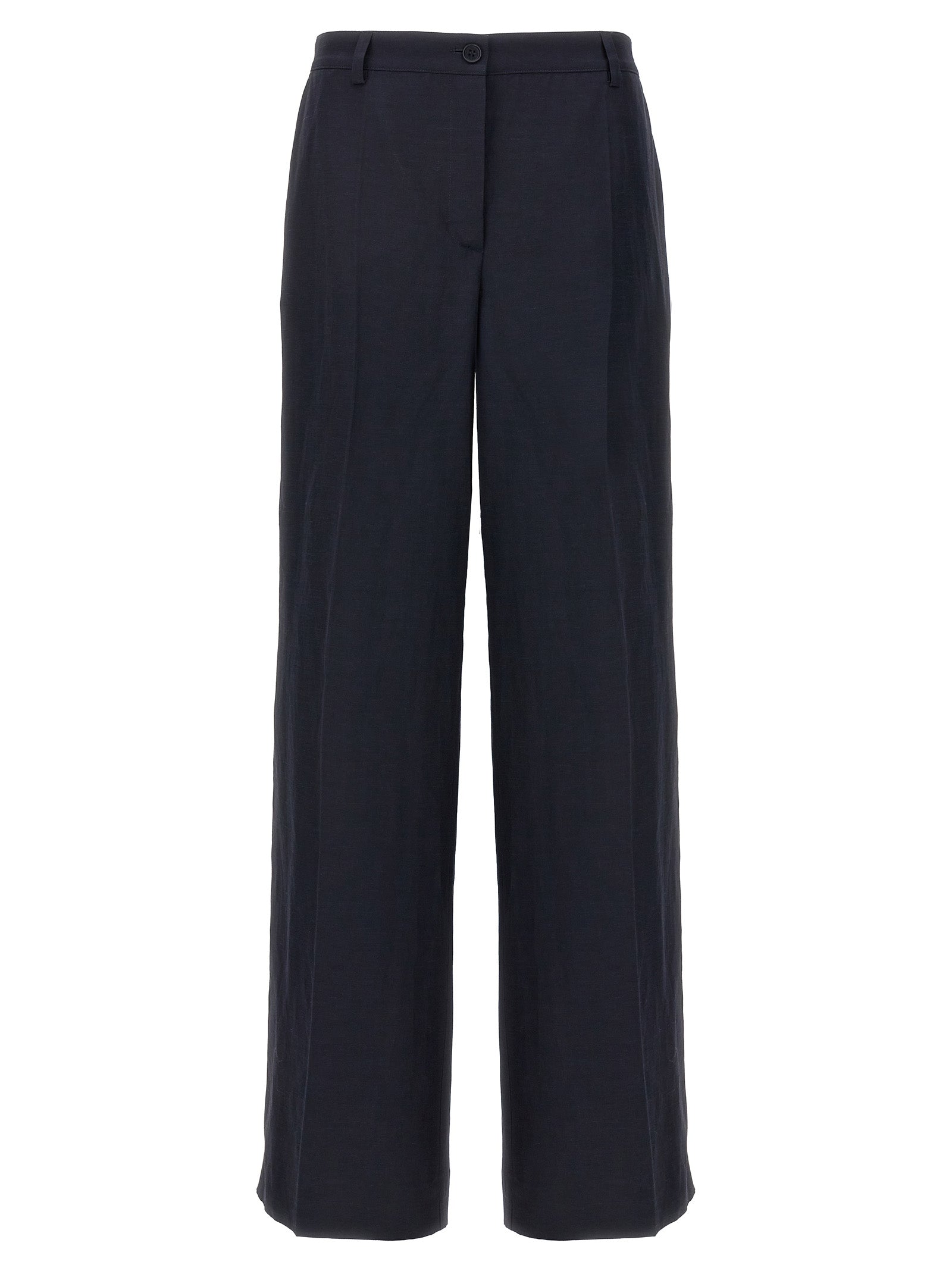 P.A.R.O.S.H. Blue Viscose Casual Women's Pants