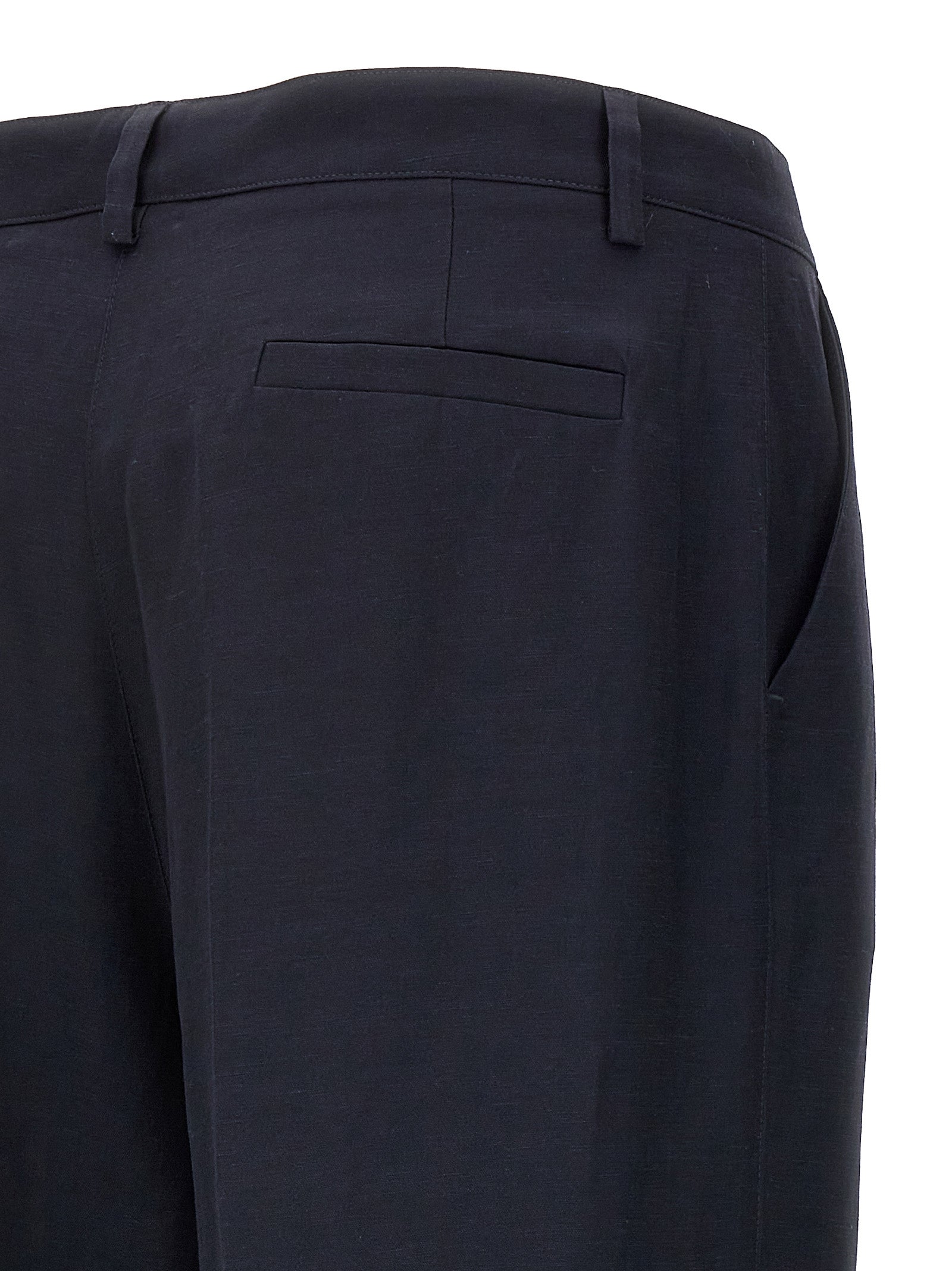 P.A.R.O.S.H. Blue Viscose Casual Women's Pants
