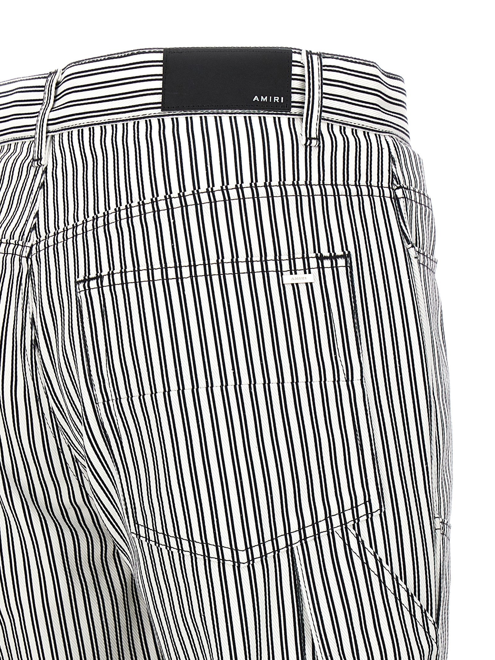 Amiri Bicolor Cotton Cargo Men's Pants