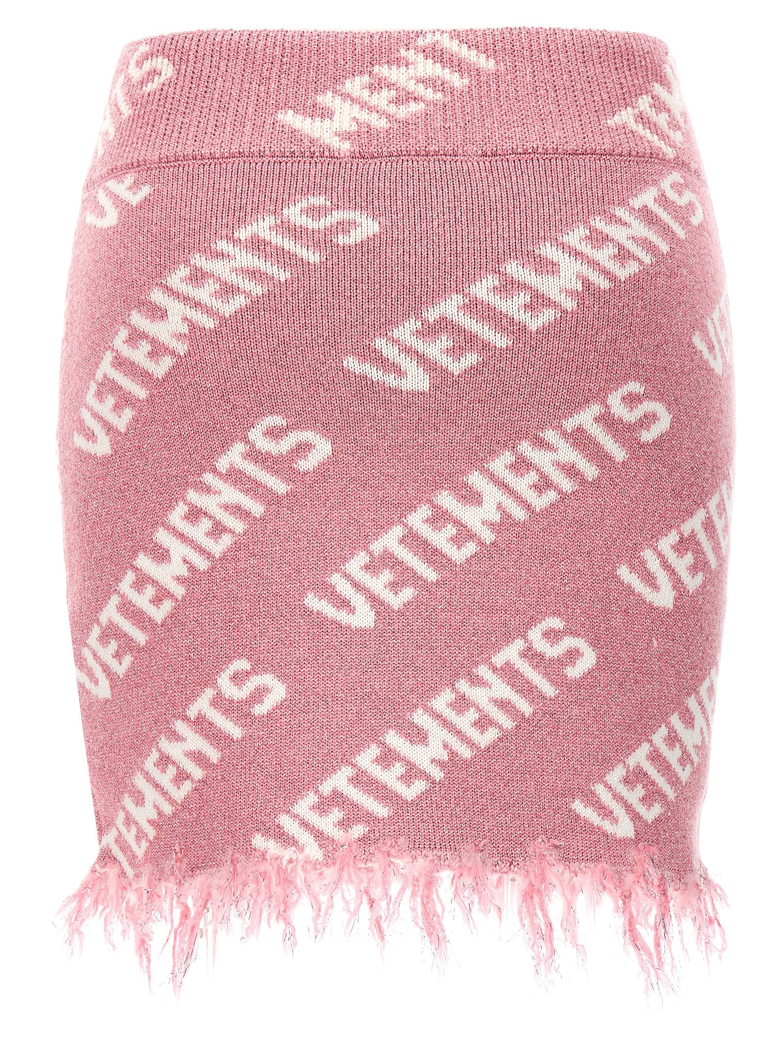 Vetements Multicolor Viscose Long Women's Skirt